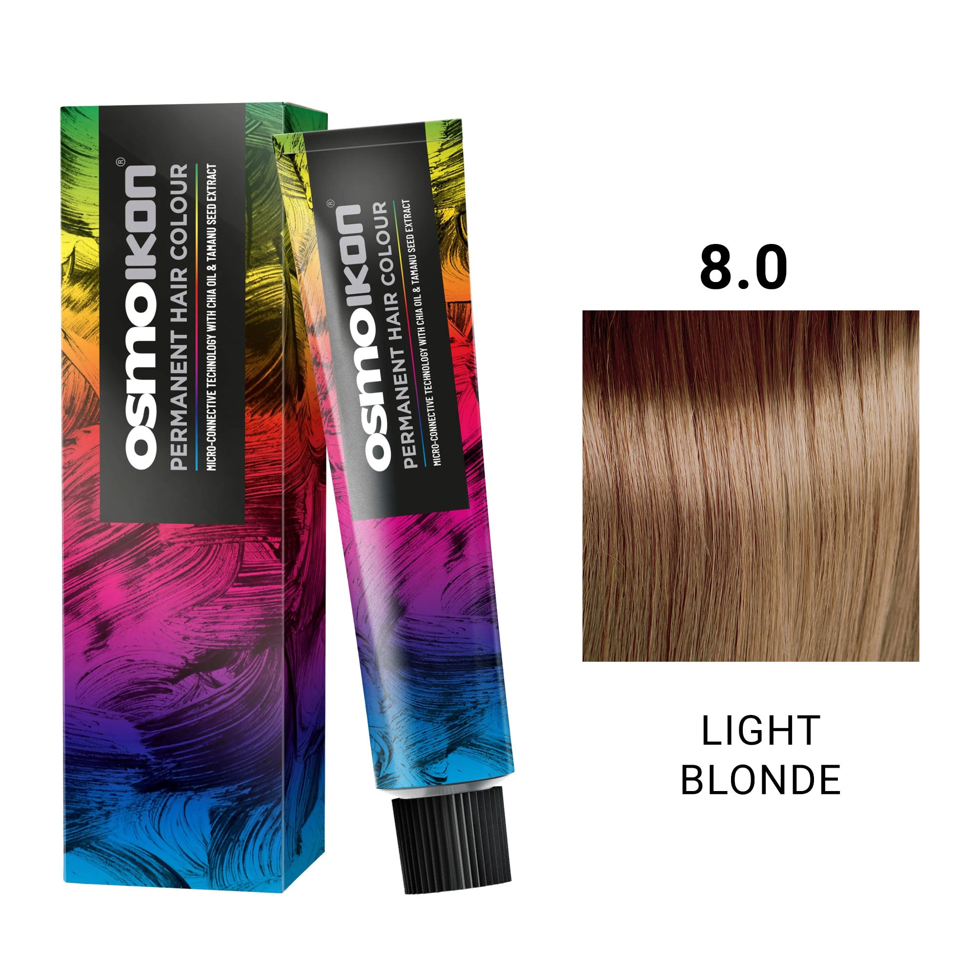 Osmo - Ikon Permanent Hair Colour 8.0 Light Blonde 100ml