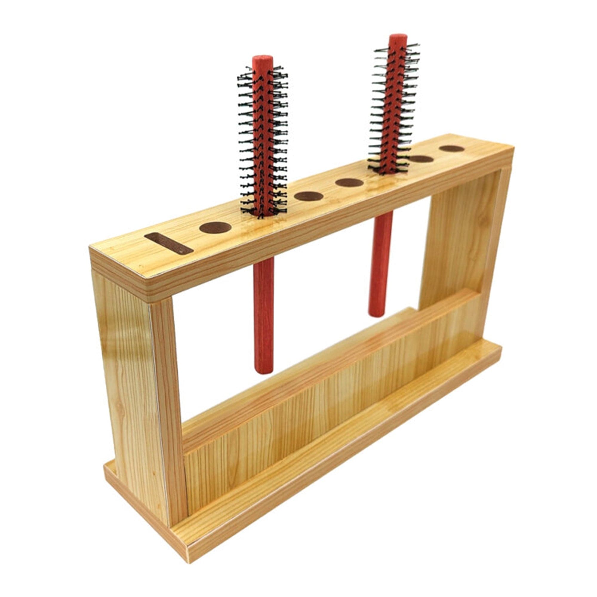 Eson - Scissor & Brush Holder Wooden Stand (Natural) - Eson Direct