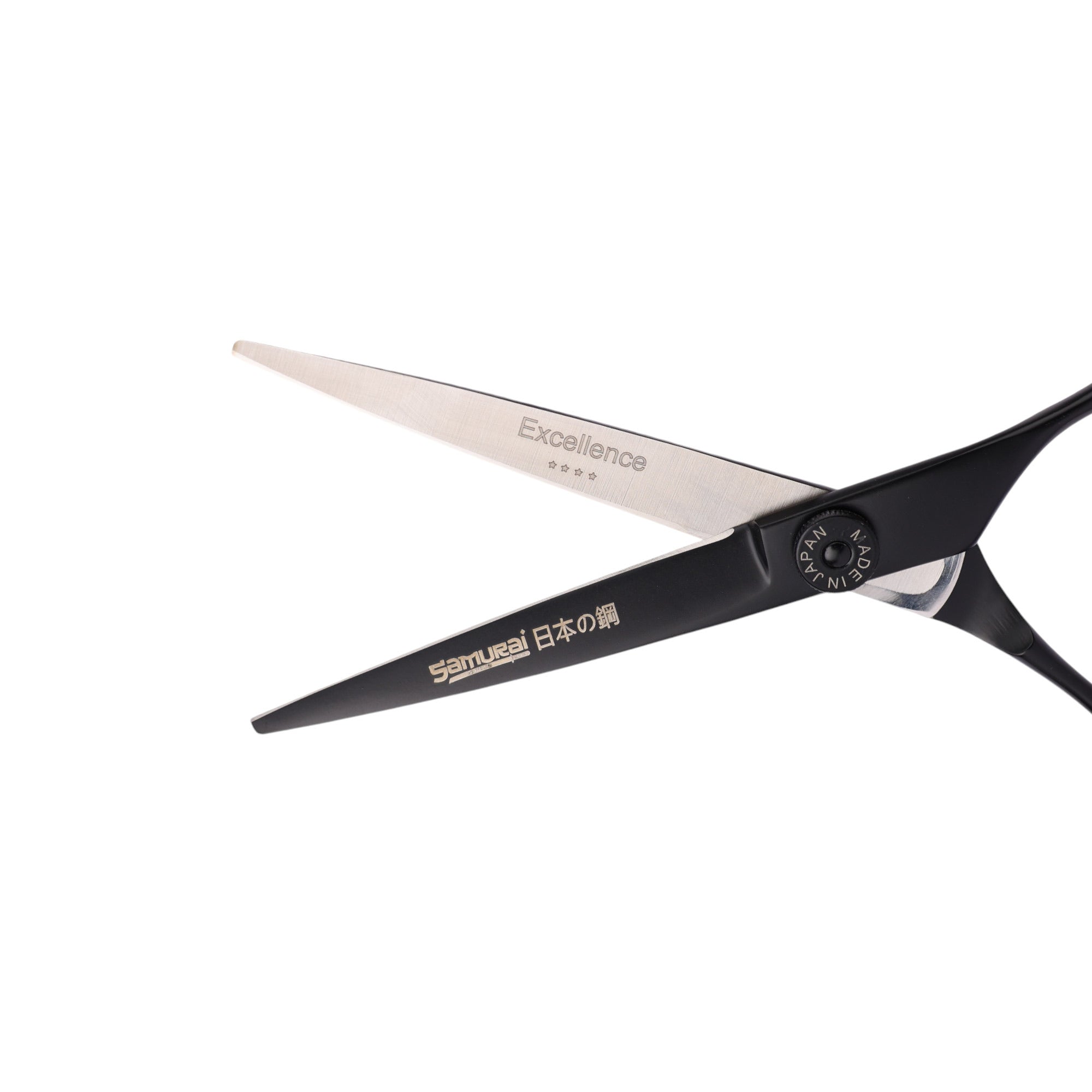 Samurai - 101-610BK Classic Pro Black Titanium Scissors 6 Inch (16cm)