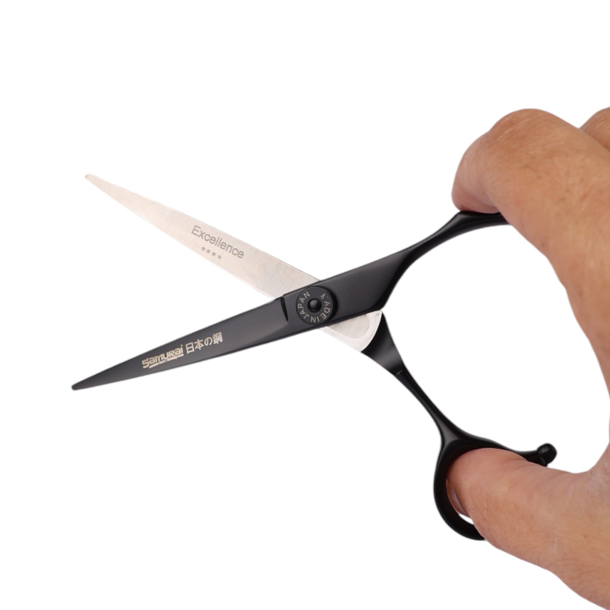 Samurai - 101-610BK Classic Pro Black Titanium Scissors 6 Inch (16cm)