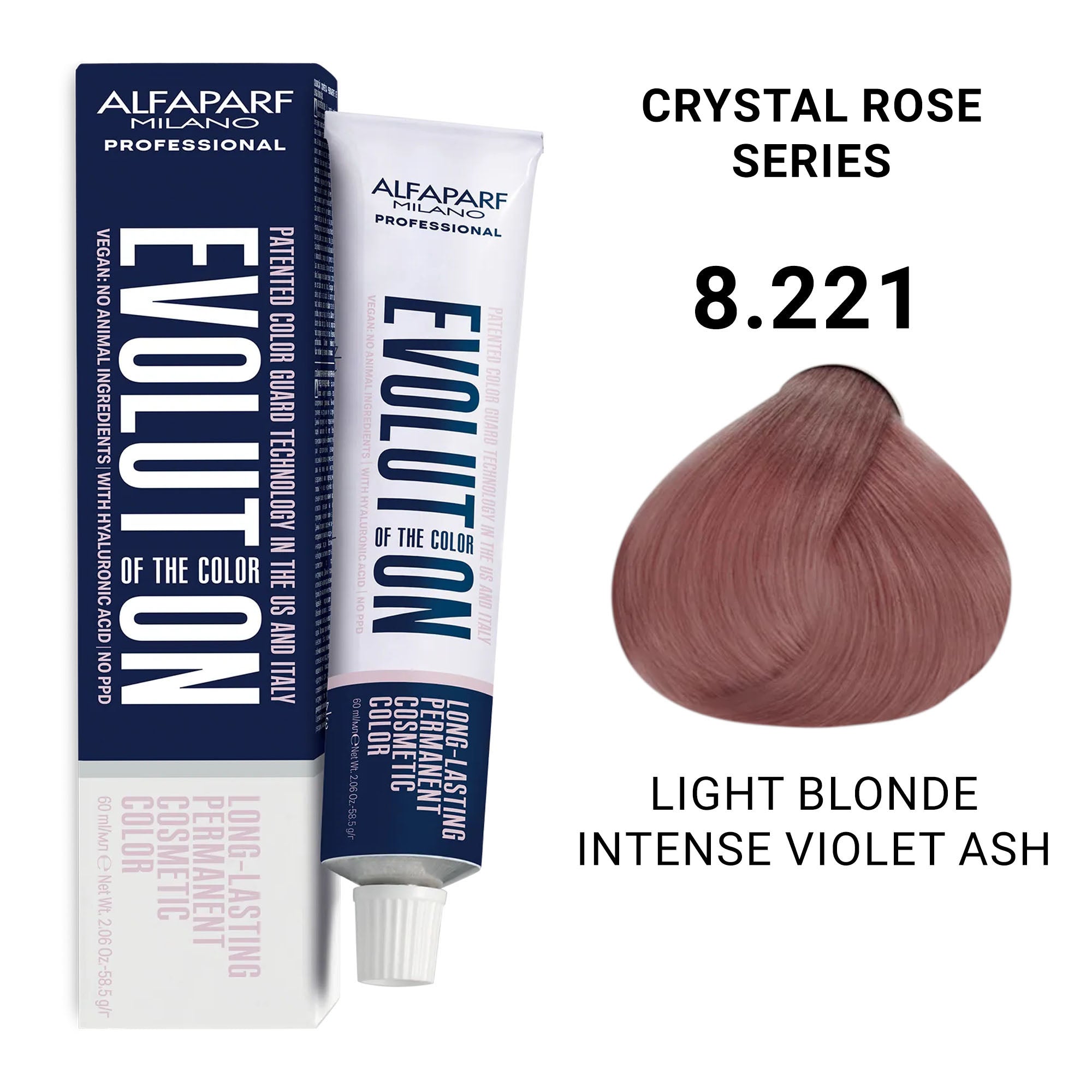 Alfaparf - Evolution of the Colour Permanent Hair Colour Crystal Rose Series 60ml