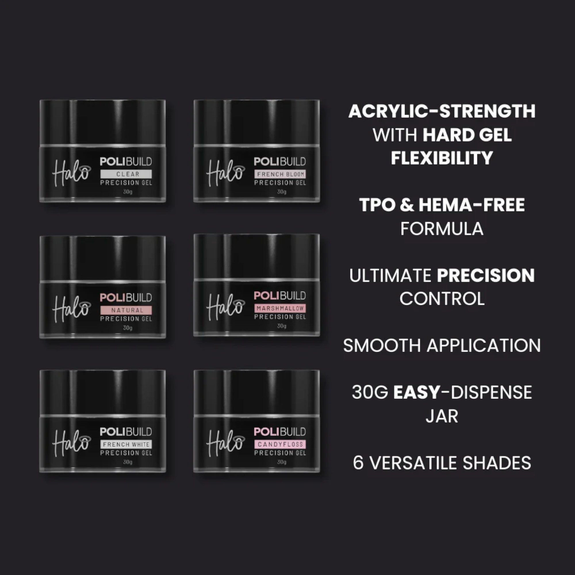 Halo - Polibuild 30g Candy Floss