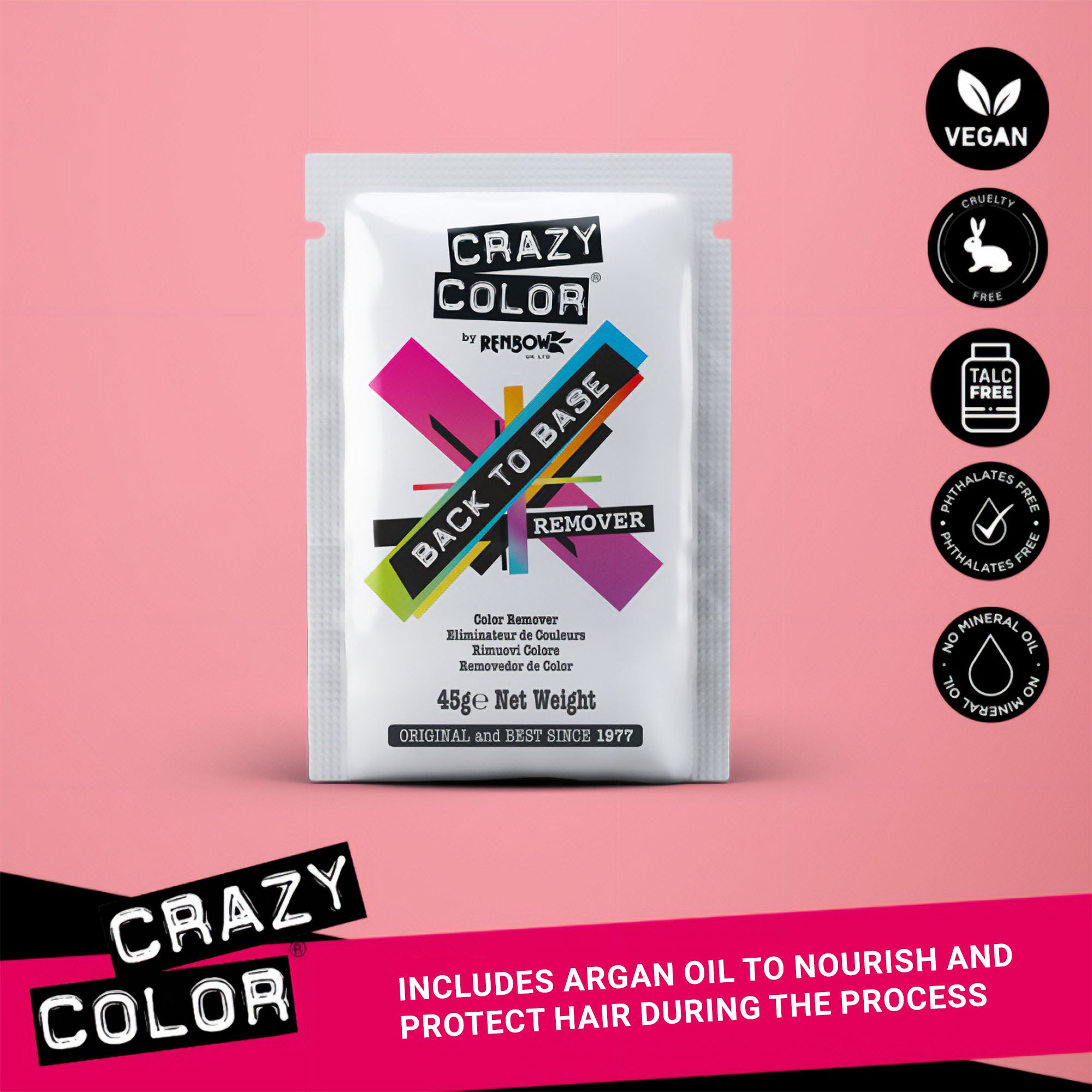 Crazy Color - Back To Base Colour Remover 45g