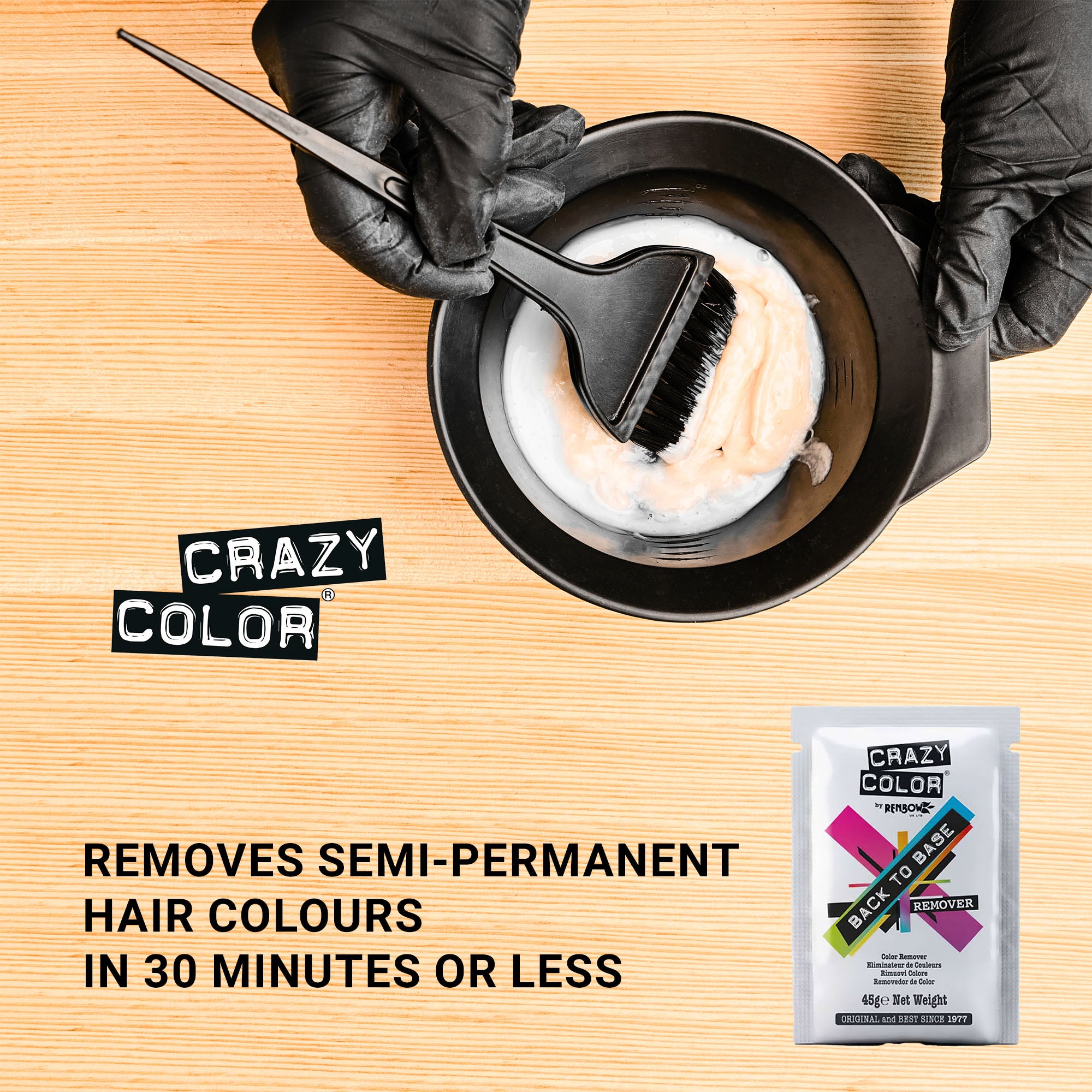 Crazy Color - Back To Base Colour Remover 45g