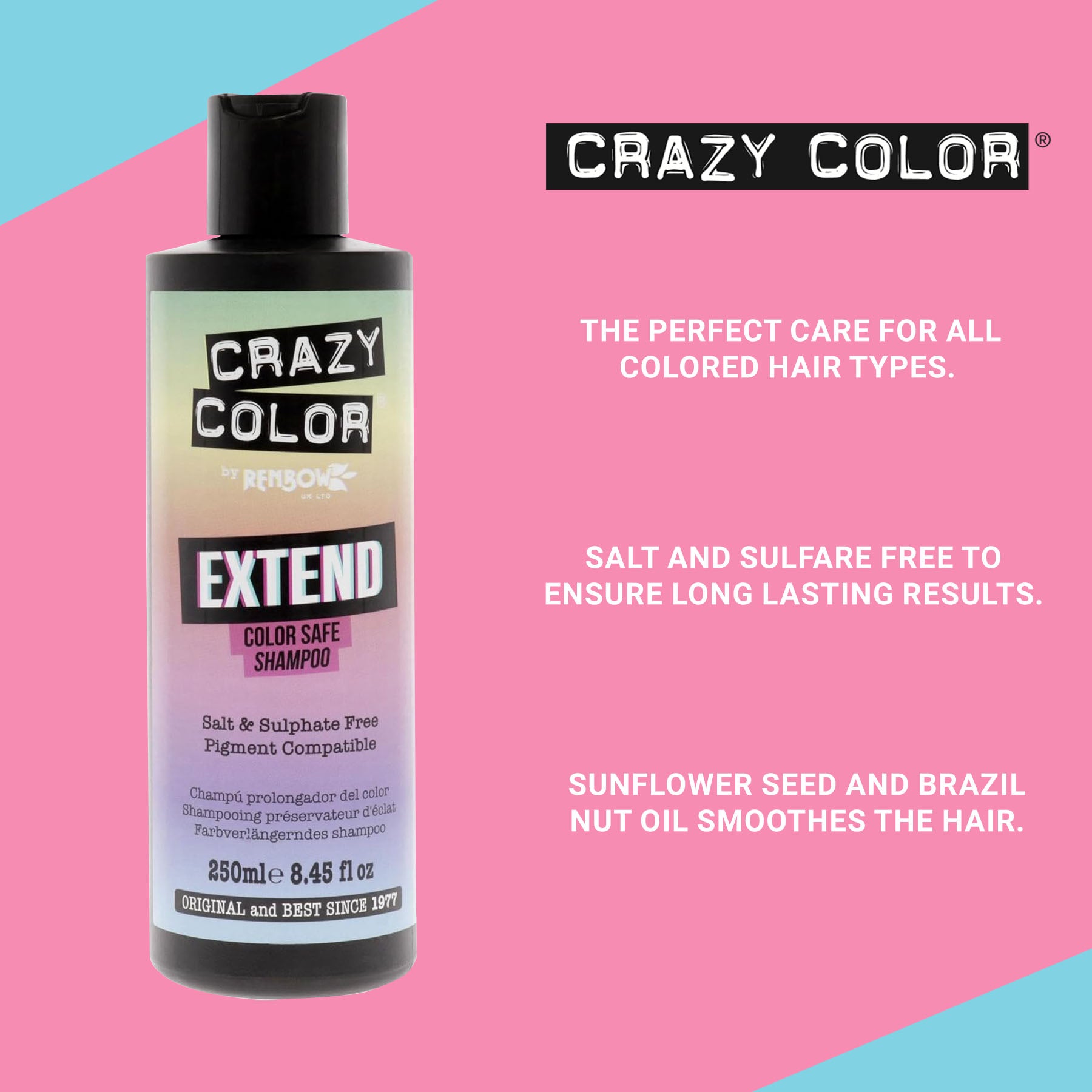 Crazy Color - Extend Colour Safe Shampoo 250ml