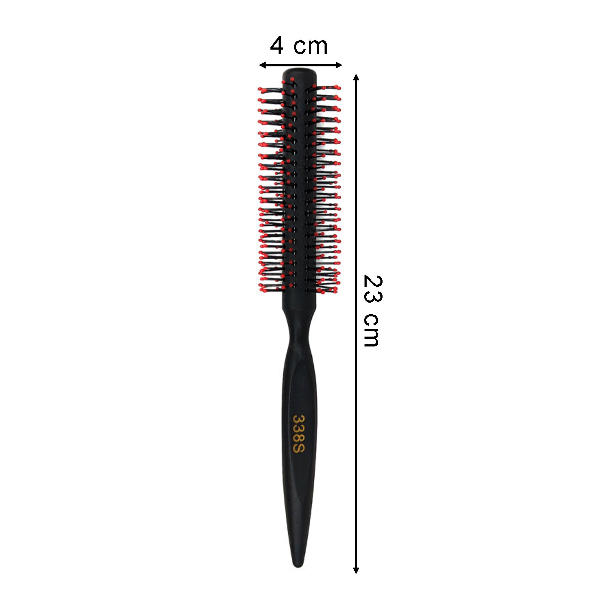 Eson - Round Hair Brush Wooden & Pointed Tail