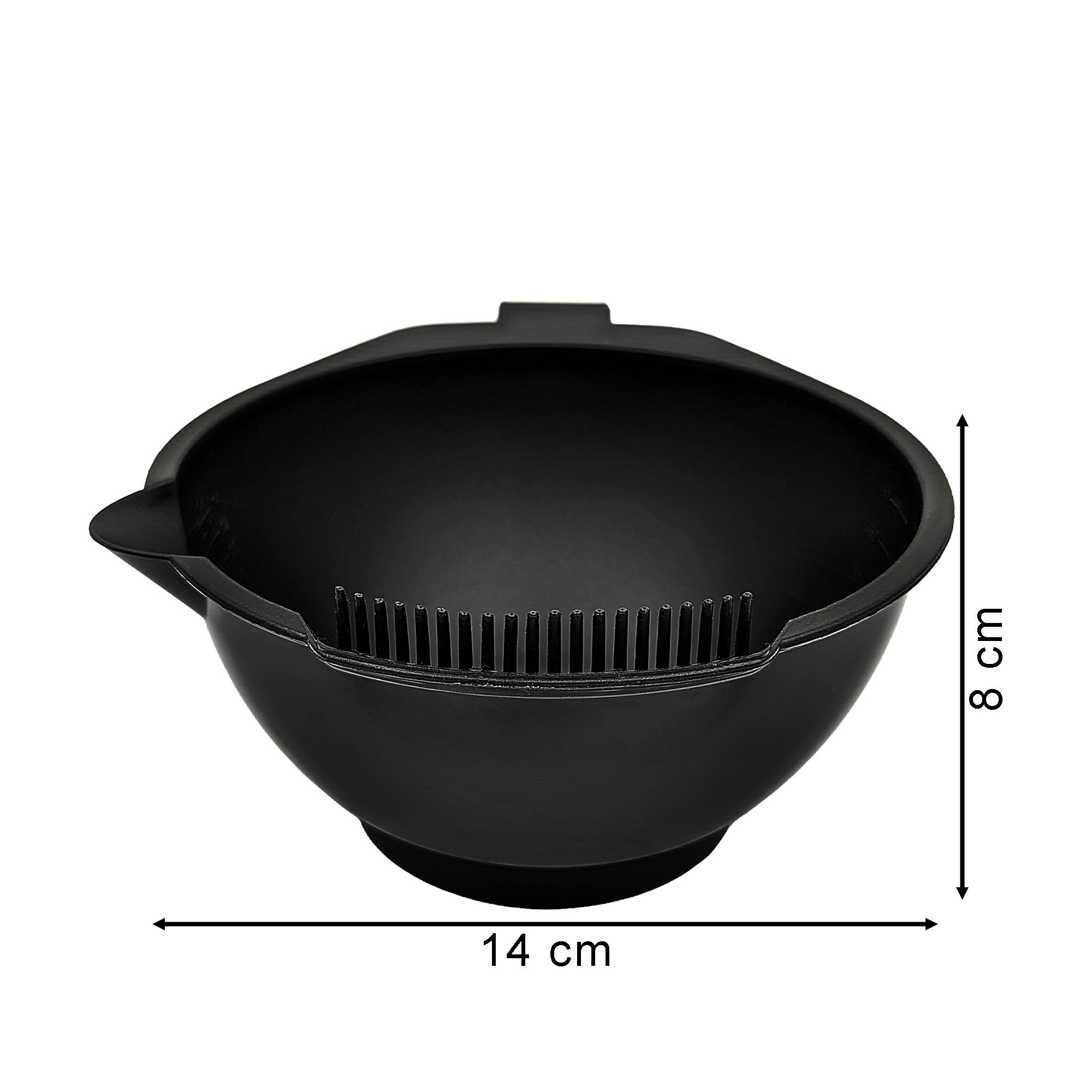 Eson - Hair Colour Mixing Bowl Pour-Spout Handle With Measurements