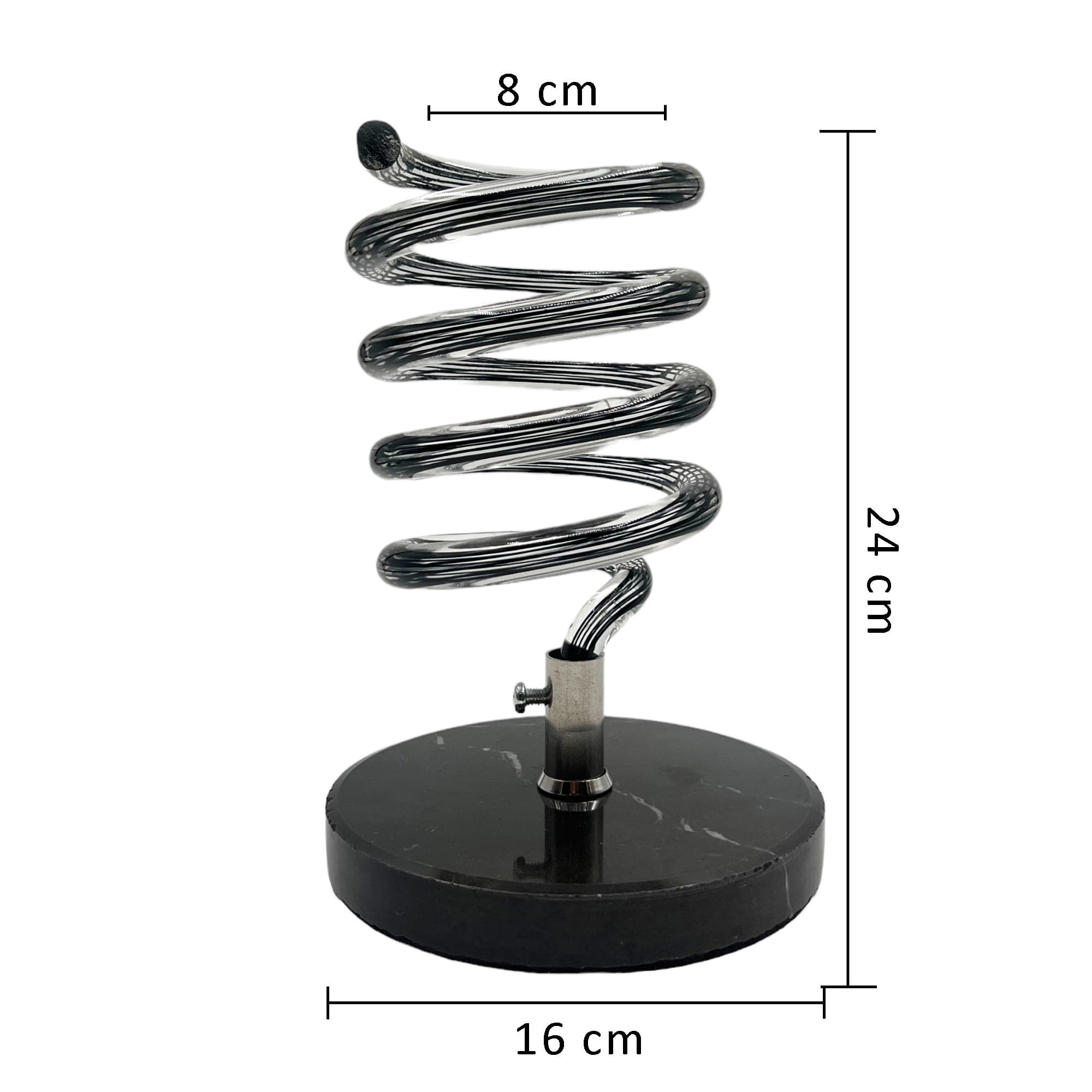 Eson - Hair Dryer Desktop Marble Stand Acrylic Spiral Holder
