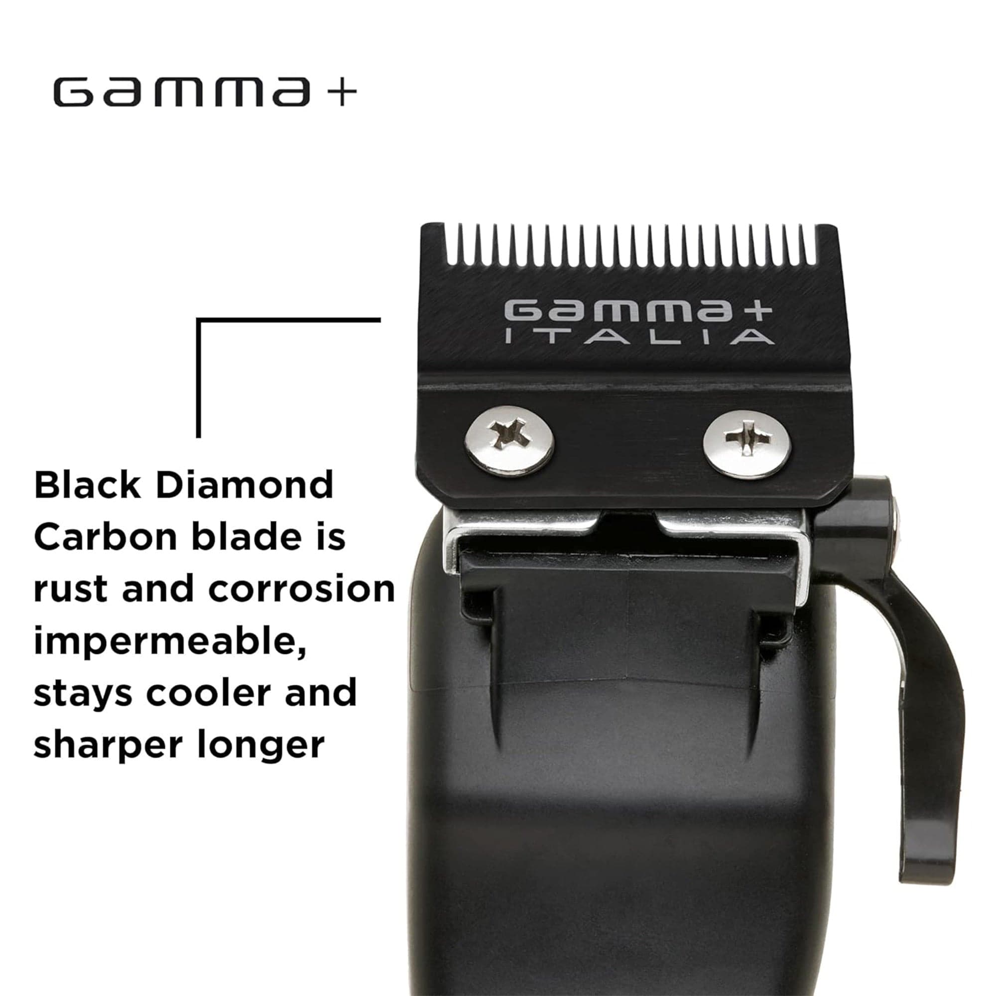Gamma+ - Fade Black Diamond Fixed Blade For Clipper