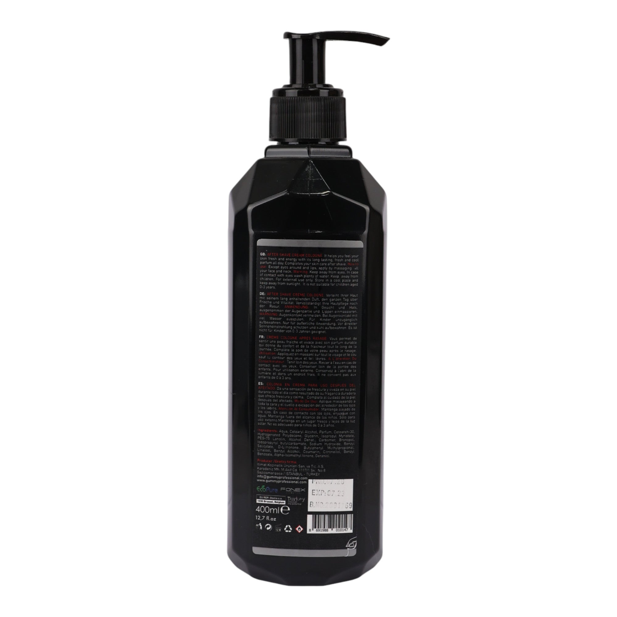 Gummy - After Shave Cream Cologne Black 400ml