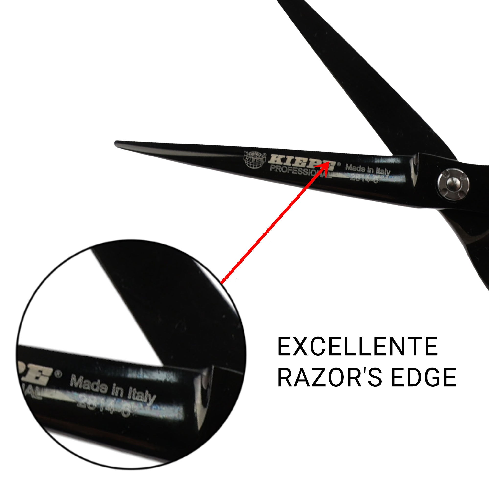 Kiepe - 2814 Monster Cut Razor Edge Regular Scissors 6 Inch (16cm)