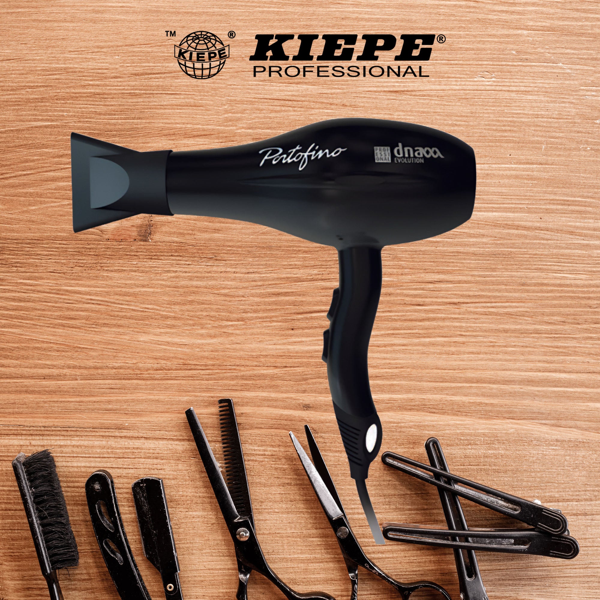 Kiepe - DNA Evolution Portofino Hair Dryer 2000W Black