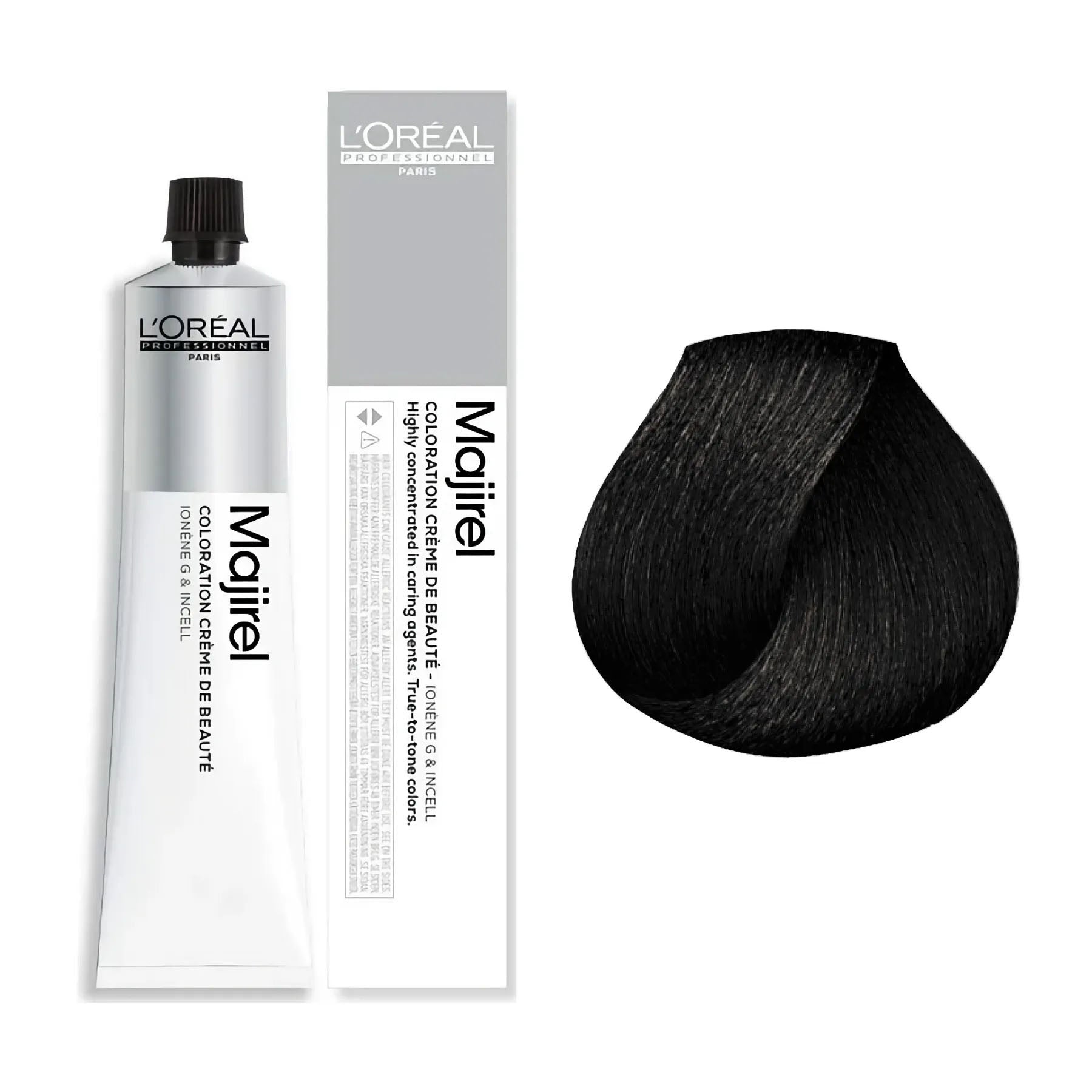 Loreal Professionnel - Majirel Permanent Hair Colour 1 Black 50ml