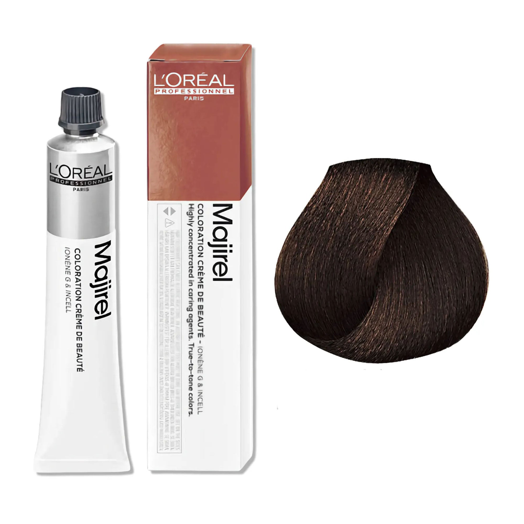 Loreal Professionnel - Majirel Permanent Hair Colour 4.35 Golden Mahogany Brown 50ml