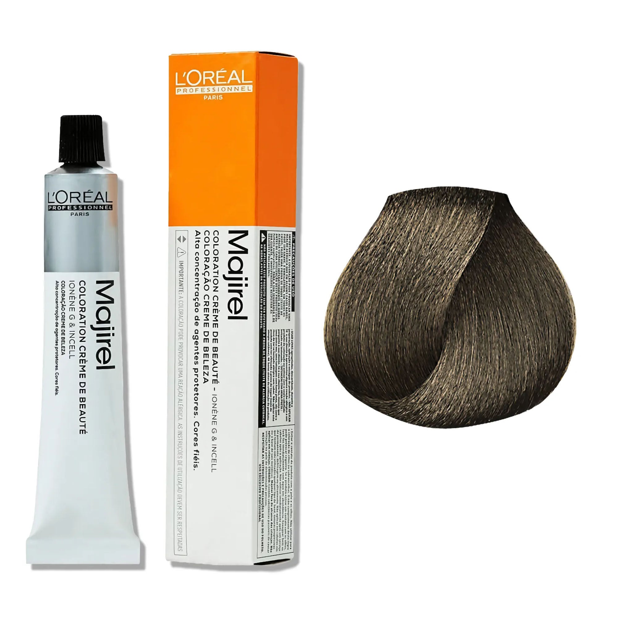 Loreal Professionnel - Majirel Permanent Hair Colour 4.3 Golden Brown 50ml