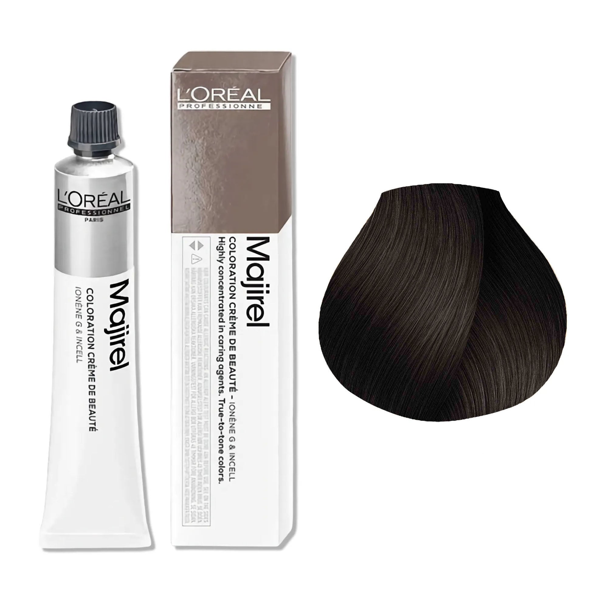 Loreal Professionnel - Majirel Permanent Hair Colour 5.12 Light Ash Iridescent Brown 50ml