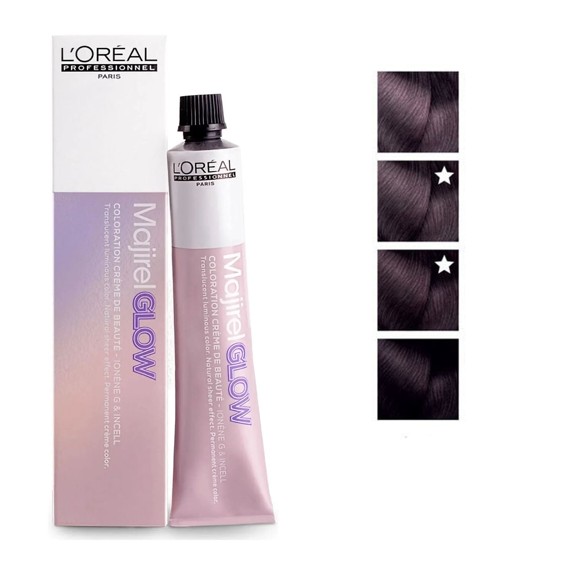 Loreal Professionnel - Majirel Glow Permanent Hair Colour Dark .21 Frozen Rose 50ml