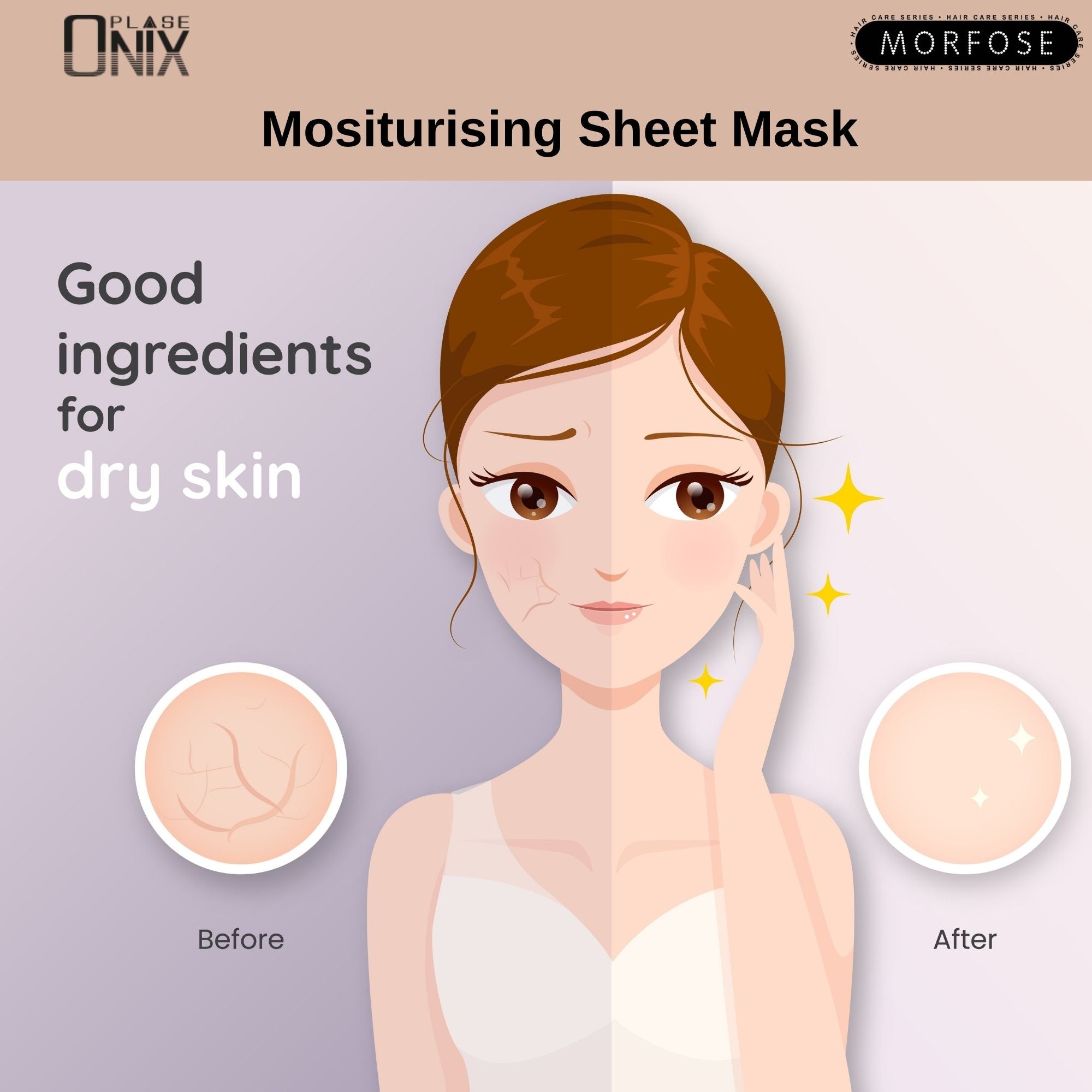 Morfose - Onix Mositurizing Sheet Face Mask 20ml