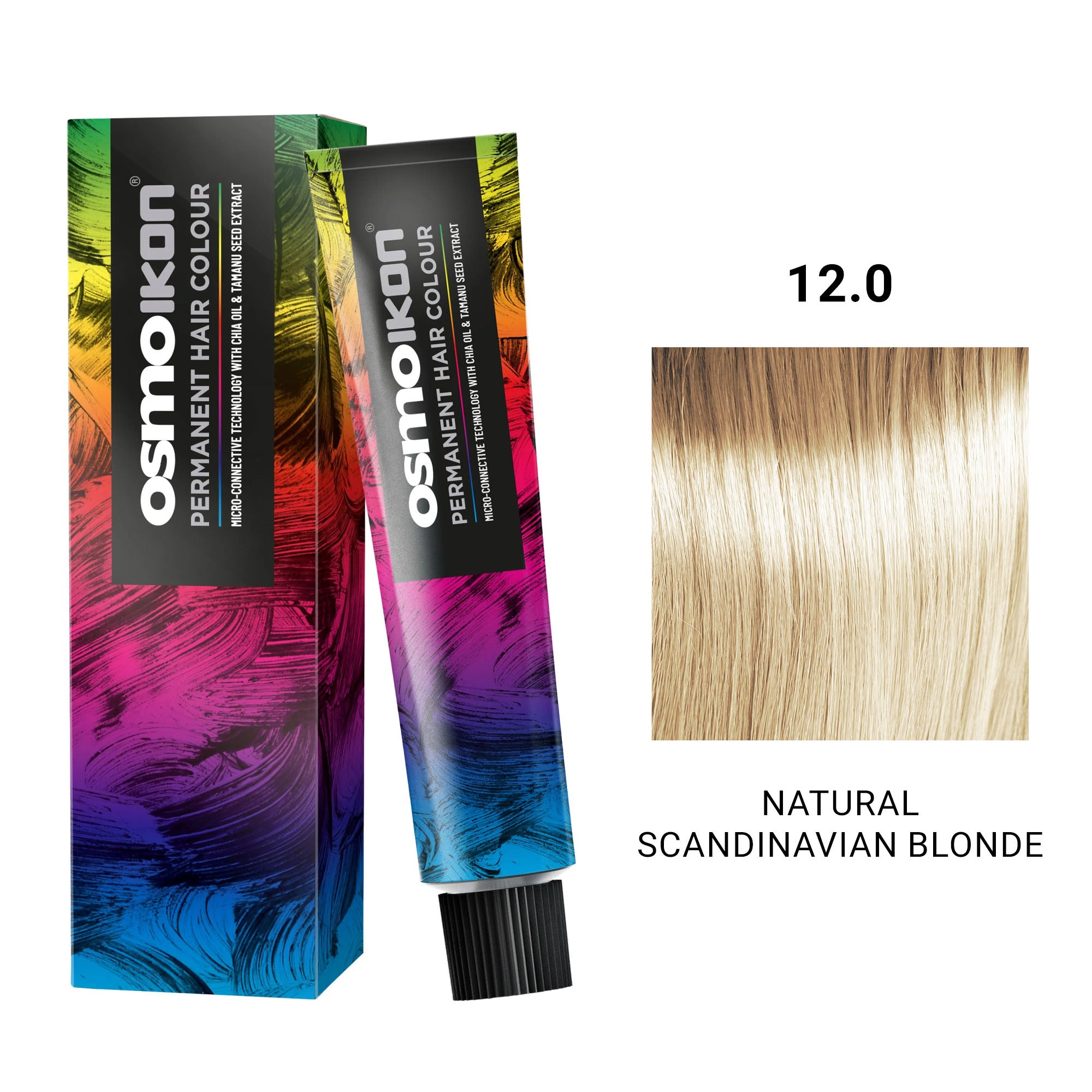 Osmo - Ikon Permanent Hair Colour 12.0 Natural Scandinavian Blonde 100ml