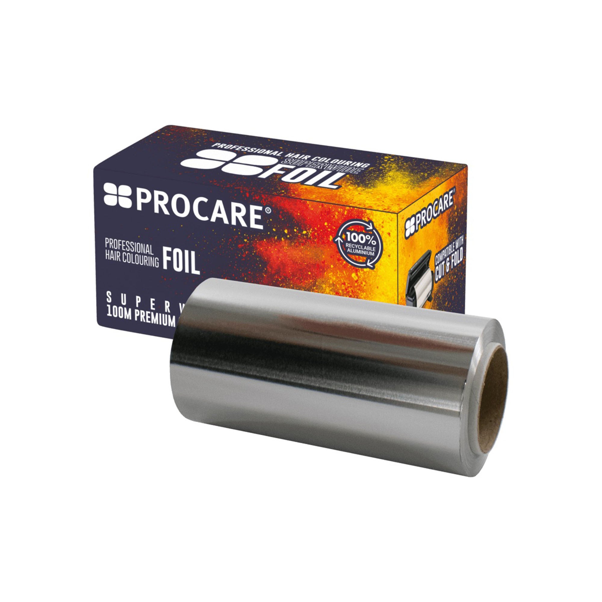 Procare - Premium Superwide Silver Hair Foil Roll 120mm x 100m