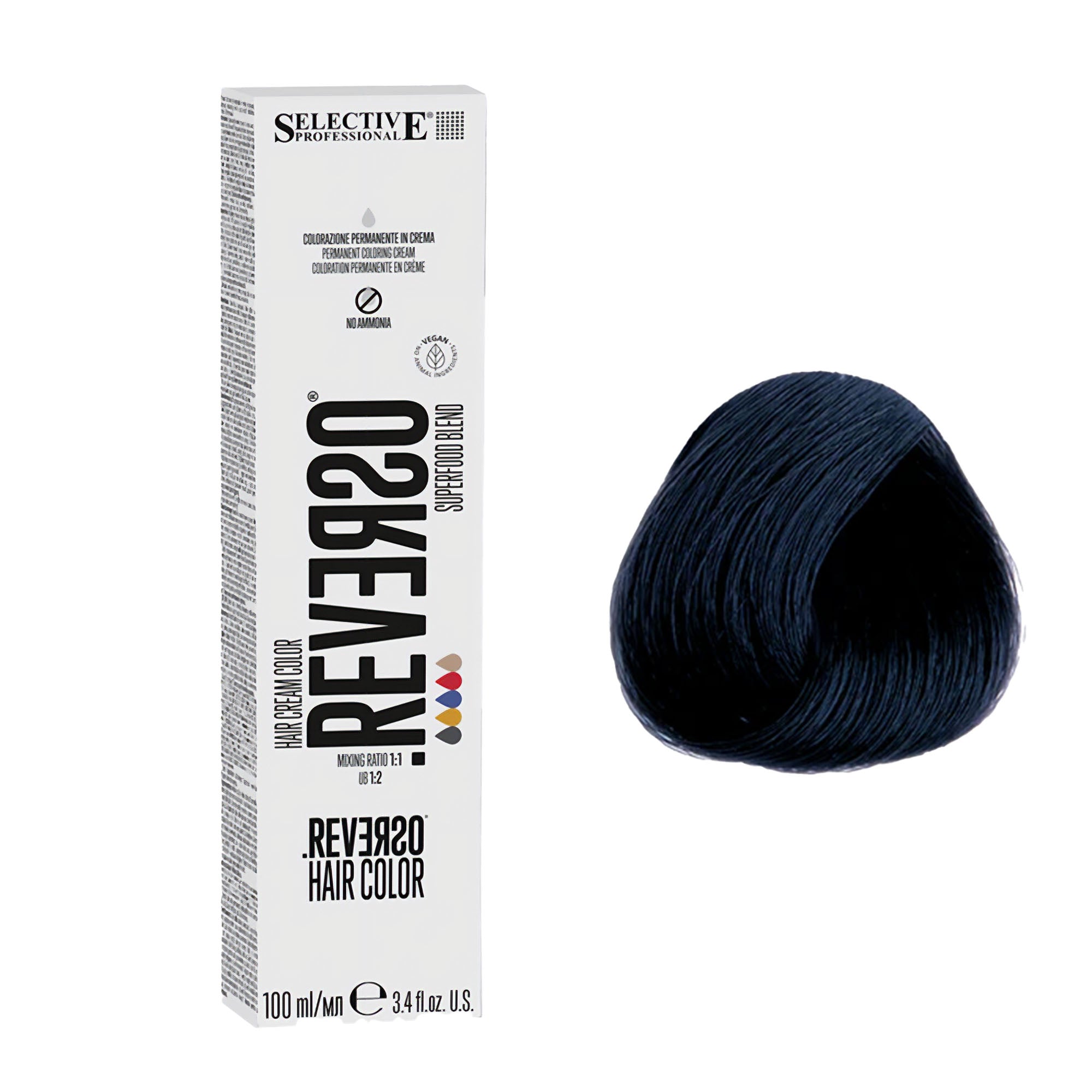 Selective Professional - Reverso Hair Cream Colour Ash Series 100ml