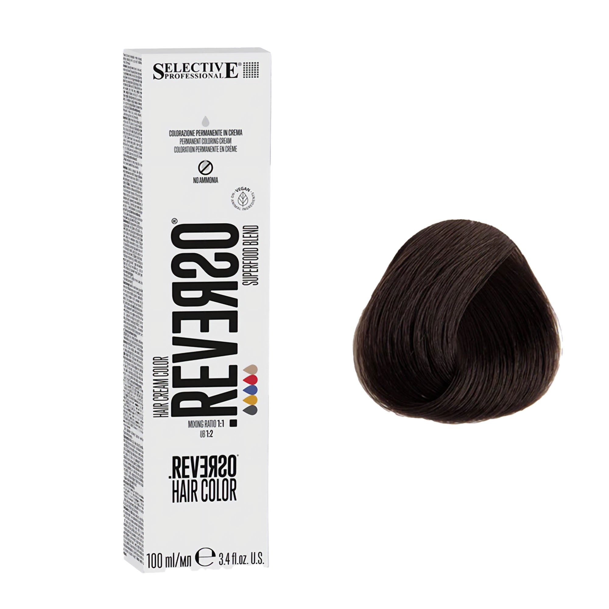 Selective Professional - Reverso Hair Cream Colour Deep Natural Series 100ml