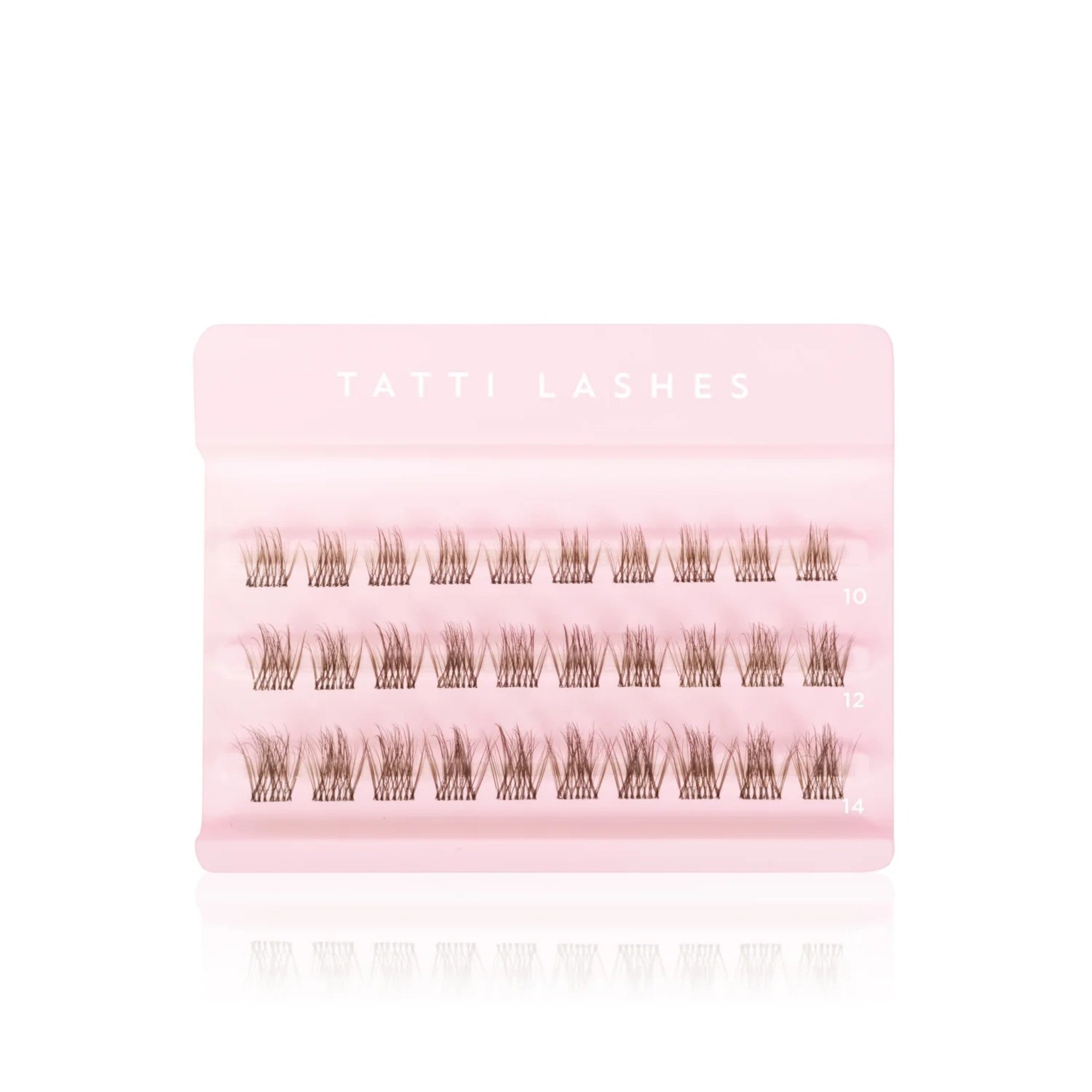 Tatti Lashes - 1-Step Press Pre-Glued Individual Cluster Lashes Chocolate Wispy Volume