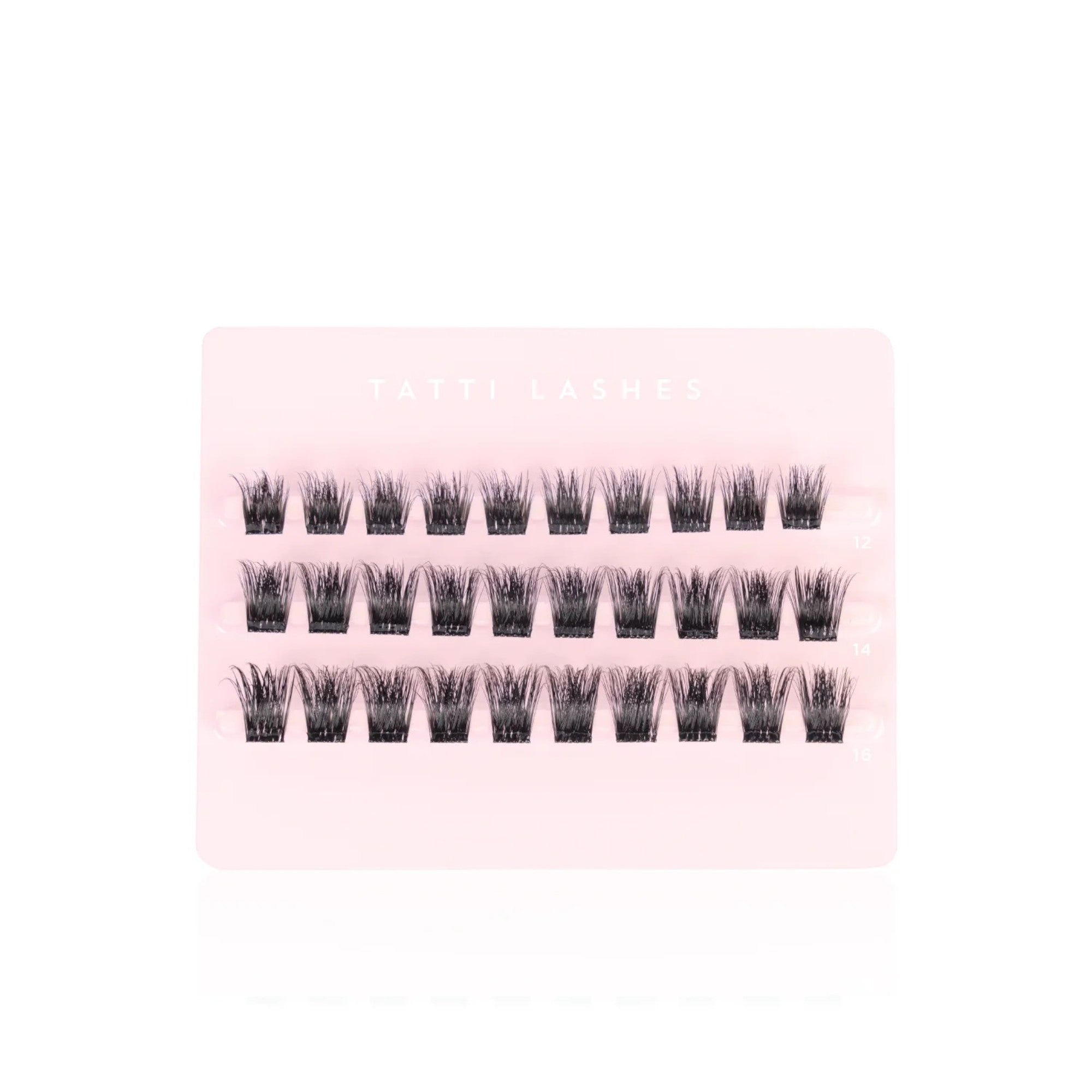Tatti Lashes - 1-Step Press Pre-Glued Individual Cluster Lashes Full Volume