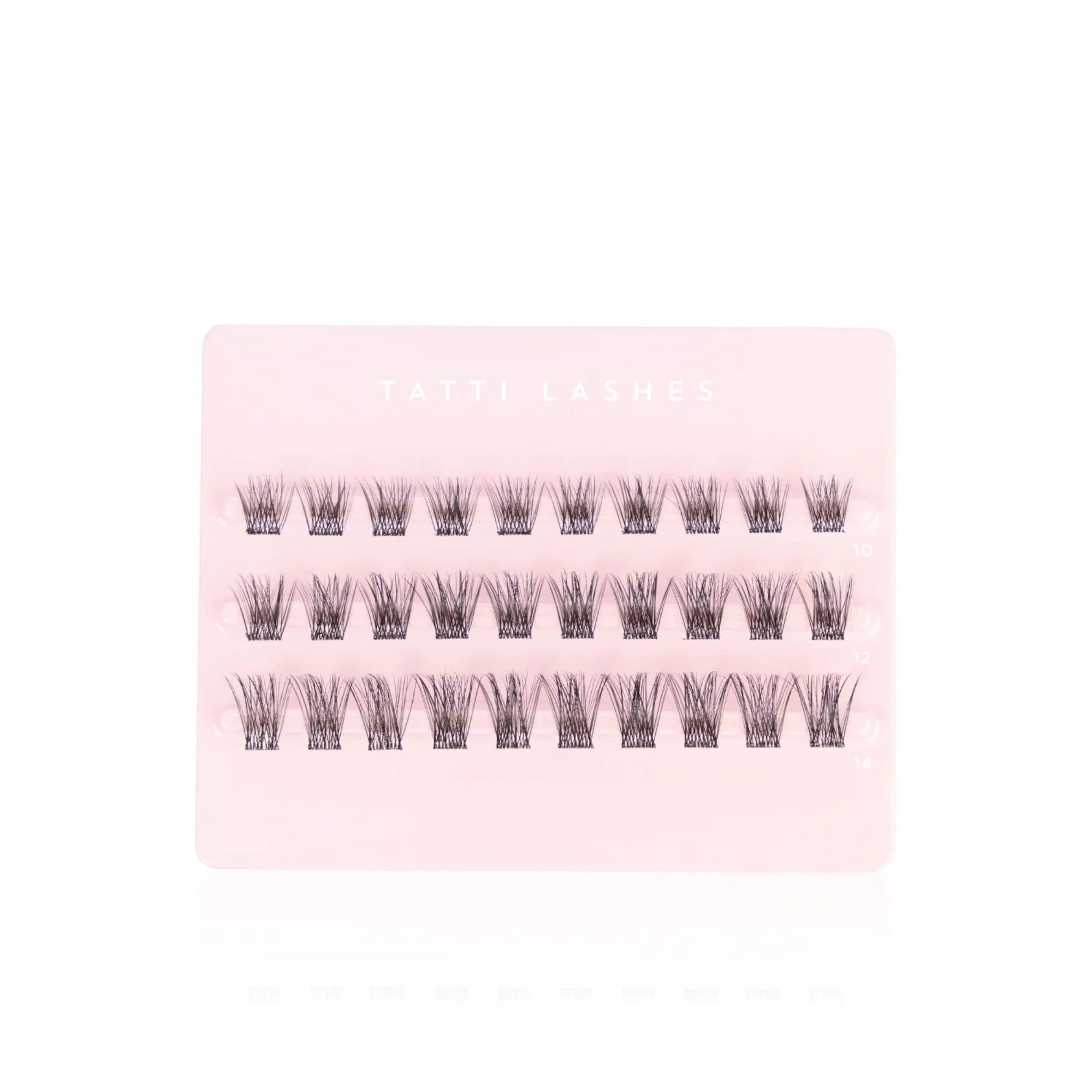 Tatti Lashes - 1-Step Press Pre-Glued Individual Cluster Lashes Hybrid Volume