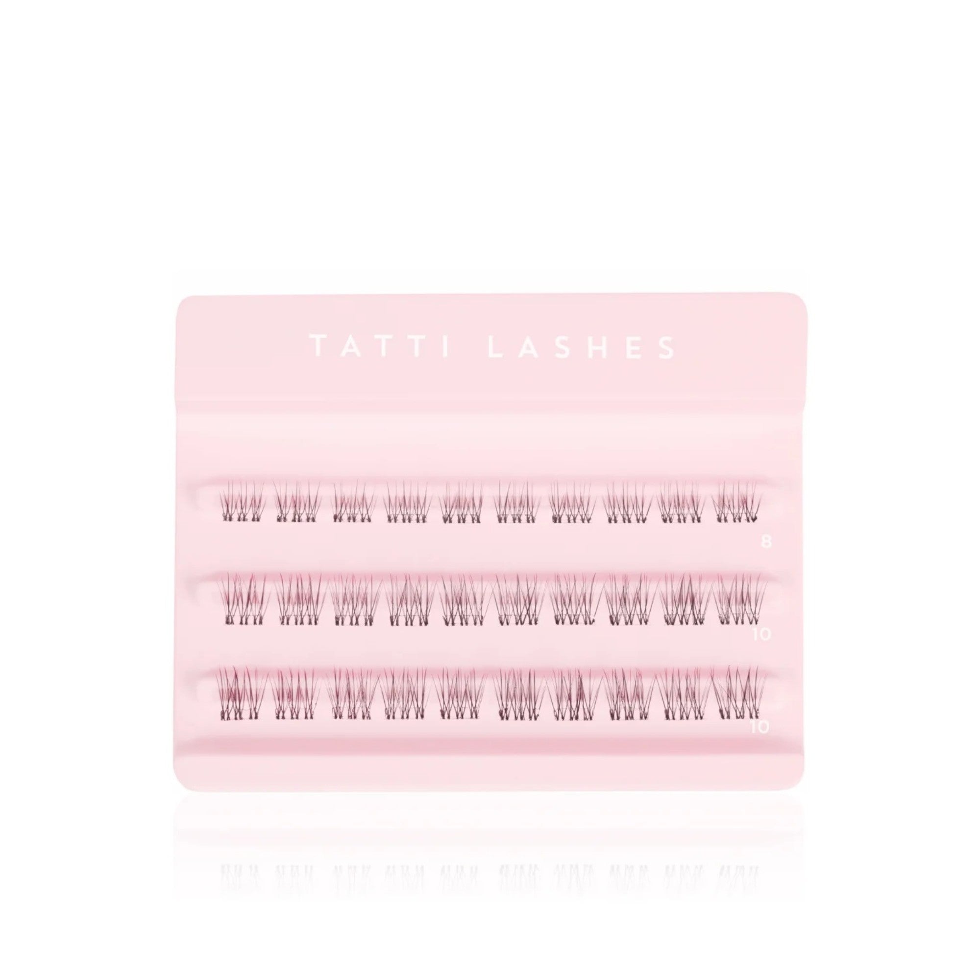 Tatti Lashes - 1-Step Press Pre-Glued Individual Cluster Lashes Petite Natural