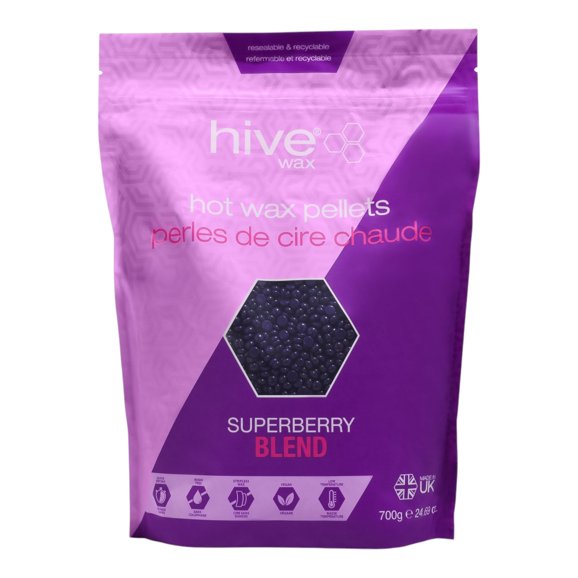 Hive - Hot Film Wax Pellets Superberry Blend 700g