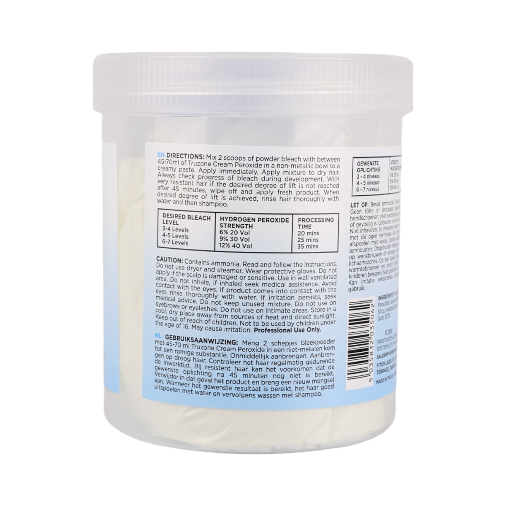 Truzone - Trulites Powder Bleach Rapid White 500g