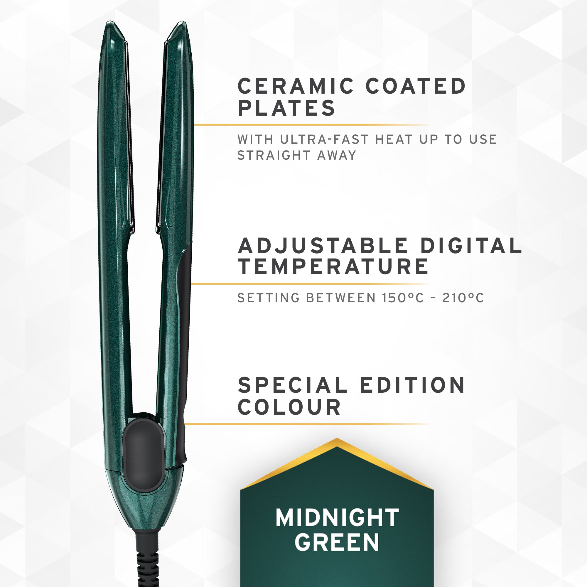 Wahl - Pro Glide Straightener Special Edition Midnight