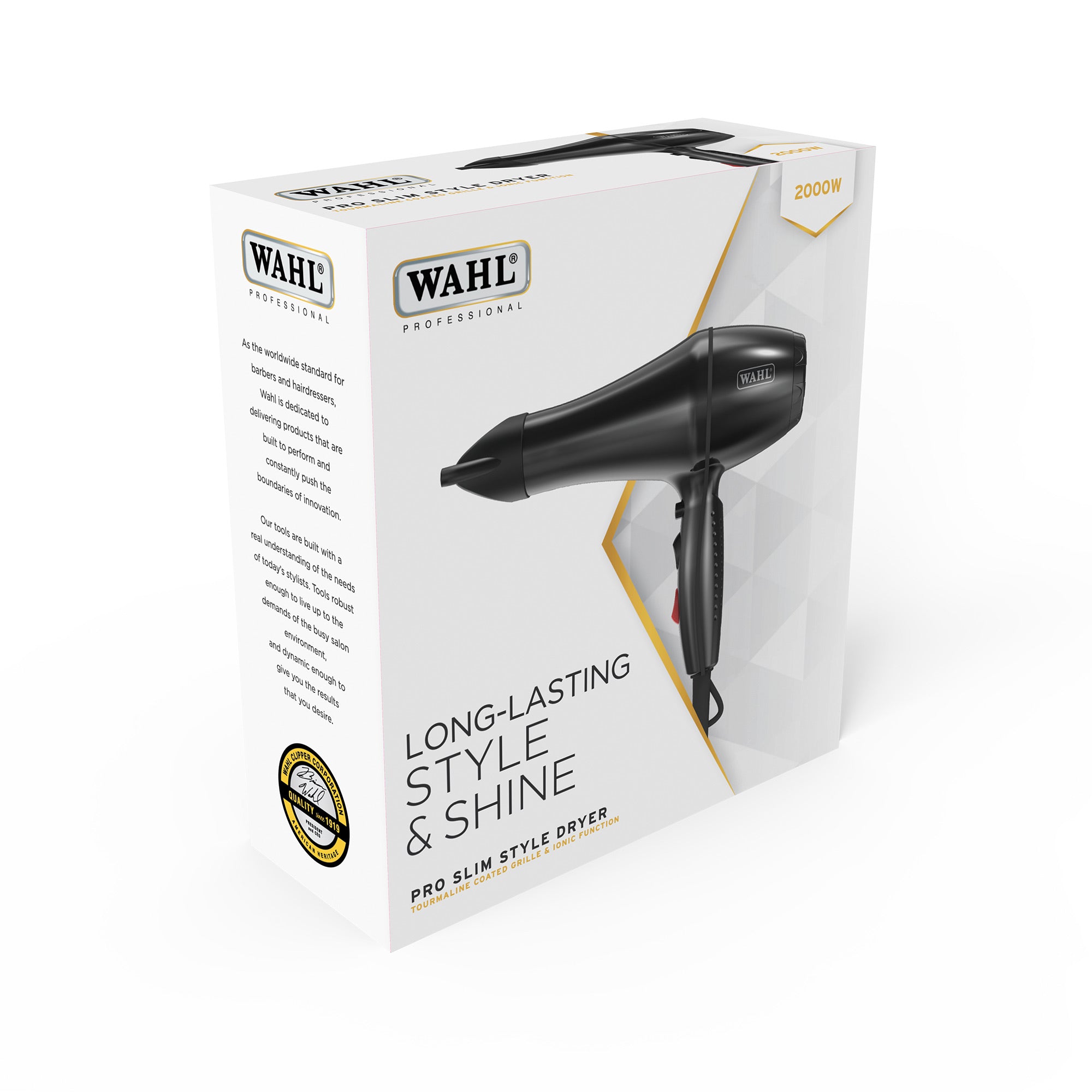 Wahl - Pro Slim Style Hair Dryer 2000W