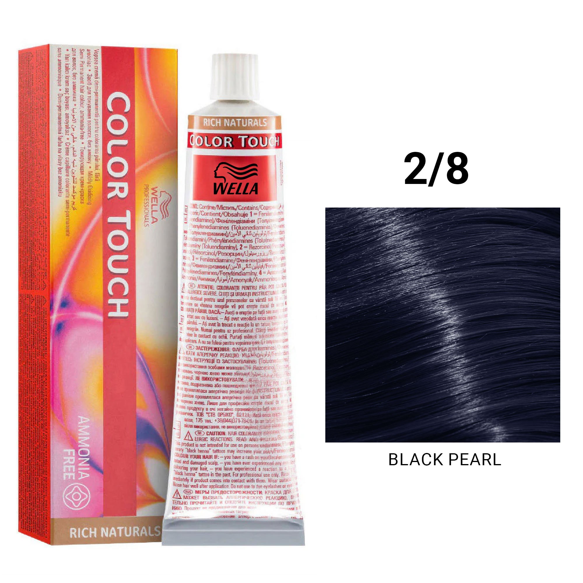 Wella Professionals - Color Touch 2/8 Black Pearl 60ml