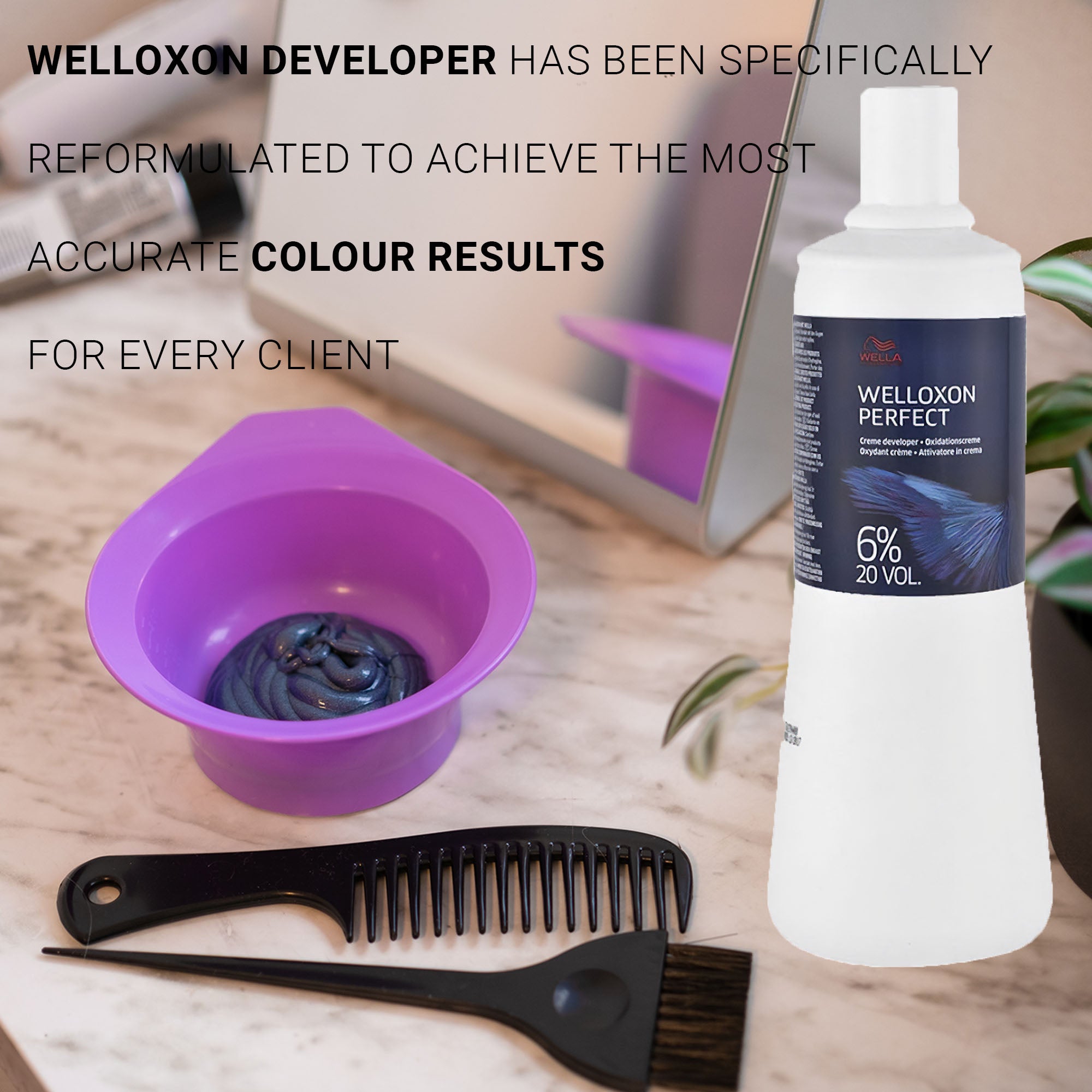 Wella Professionals - Welloxon Perfect Creme Developer 6% 20 Vol. 1000ml