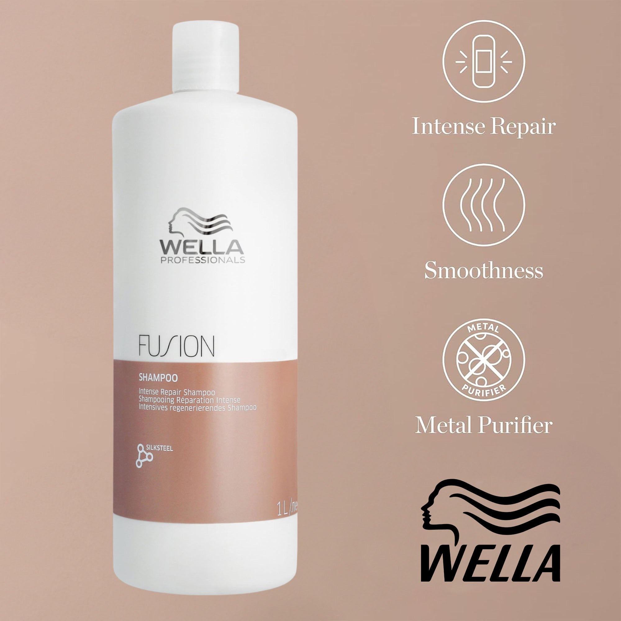 Wella Professionals - Fusion Intense Repair Shampoo 1000ml