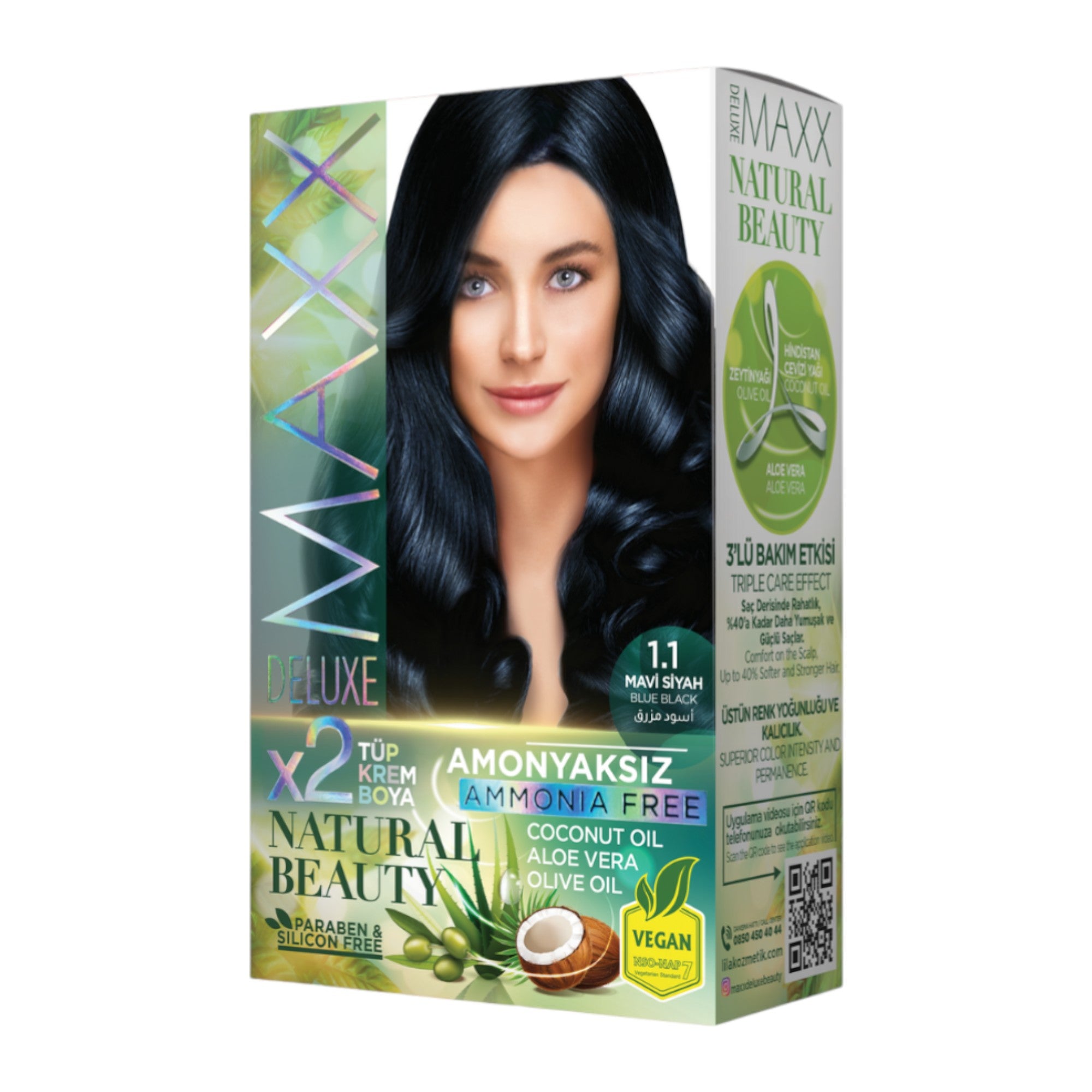 Maxx Deluxe - Natural Beauty Hair Colour Ammonia Free (2 Applications)