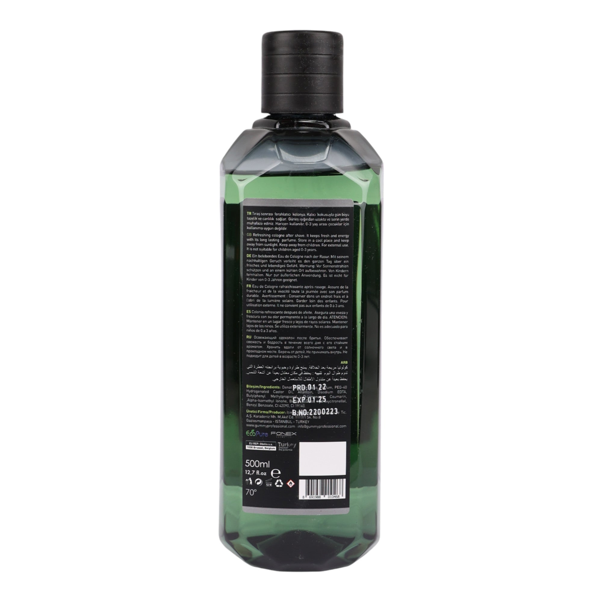 Gummy - Eau De Cologne One Mile 500ml