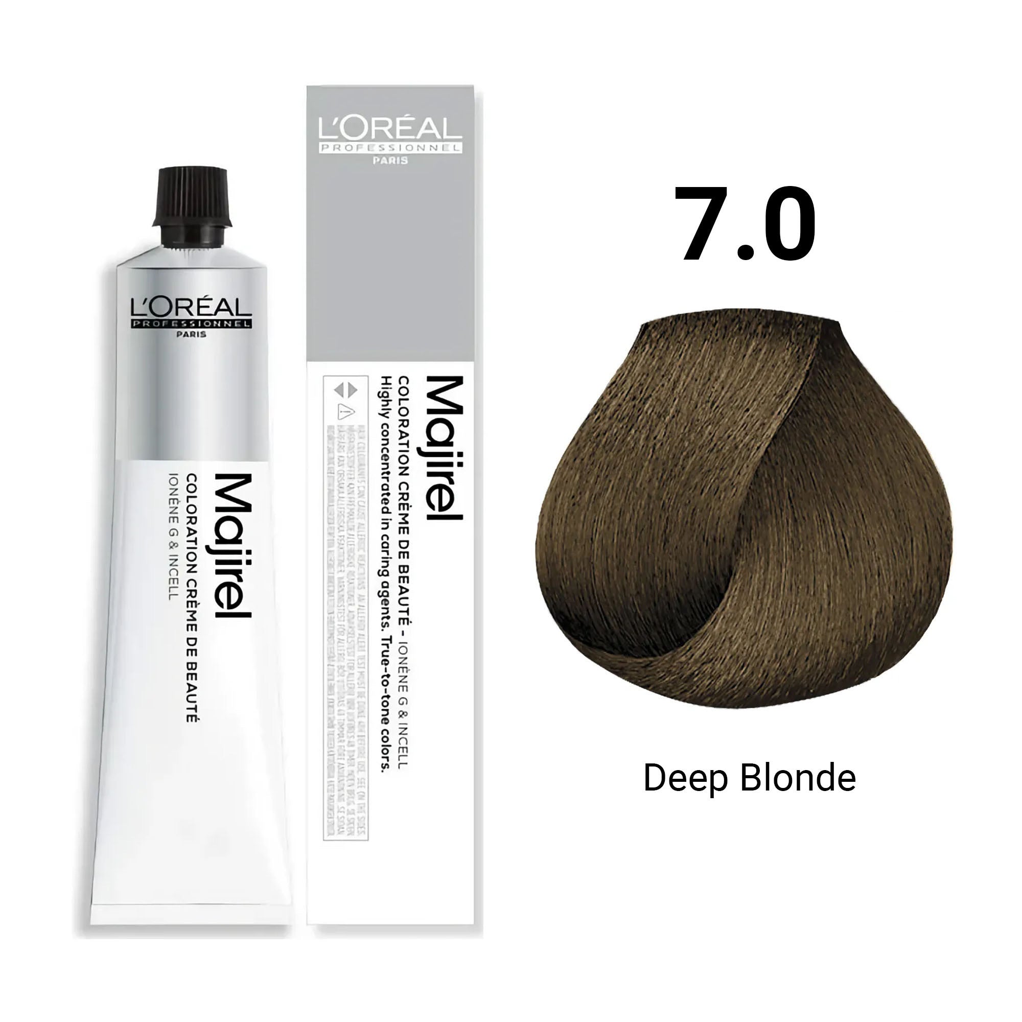 Loreal Professionnel - Majirel Permanent Hair Colour 7.0 Deep Blonde 50ml