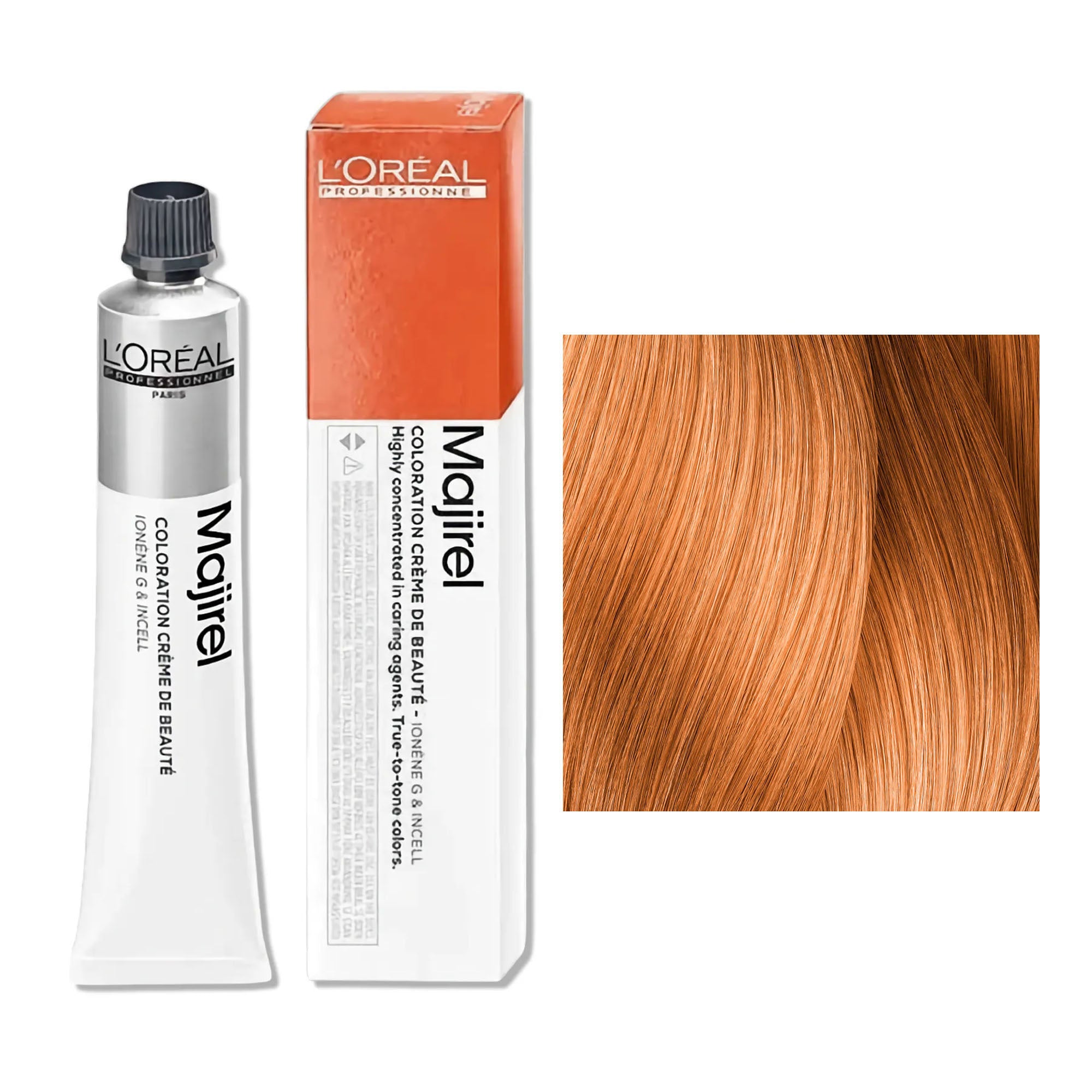 Loreal Professionnel - Majirel Permanent Hair Colour 8.04 Light Natural Copper Blonde 50ml