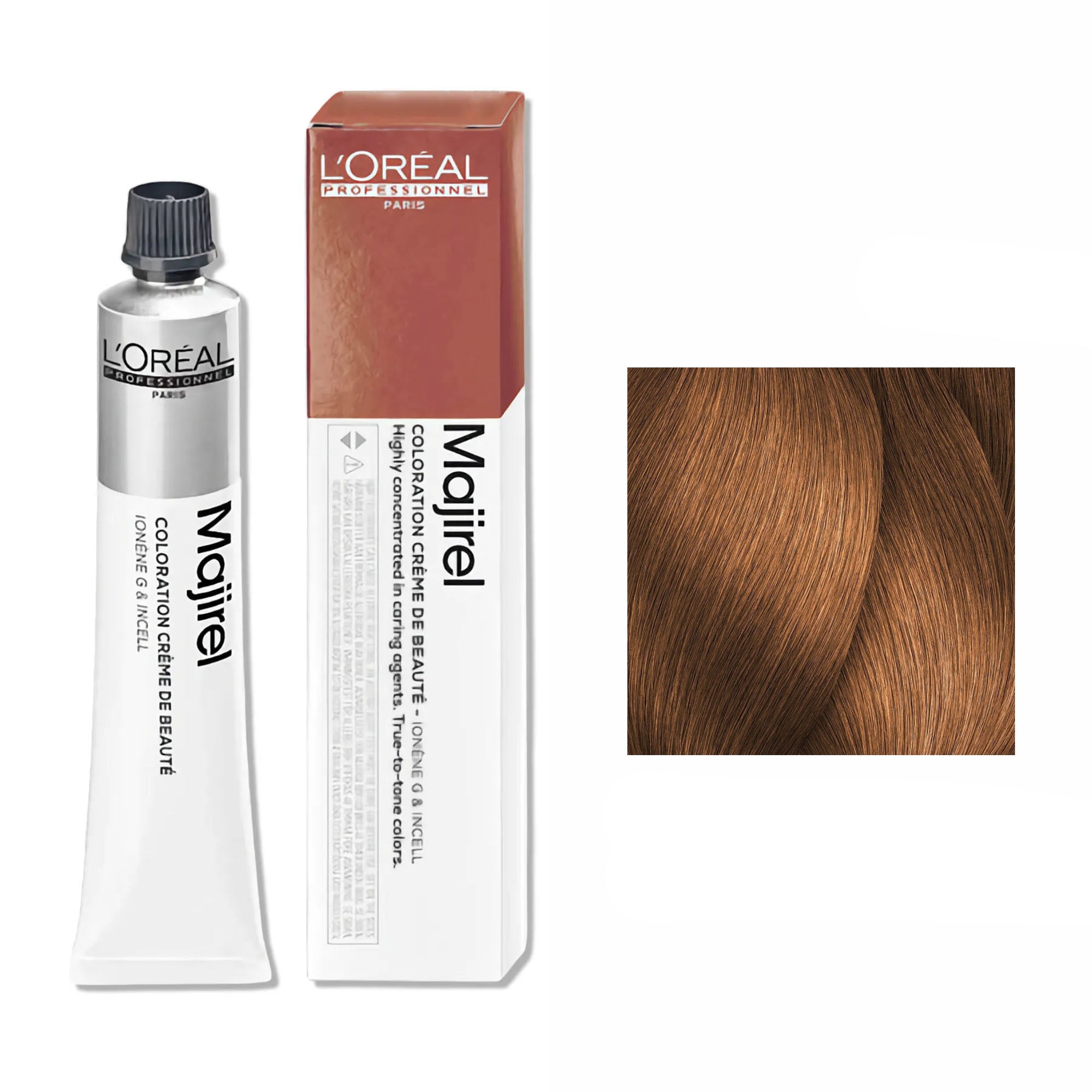 Loreal Professionnel - Majirel Permanent Hair Colour 8.34 Light Golden Copper Blonde 50ml