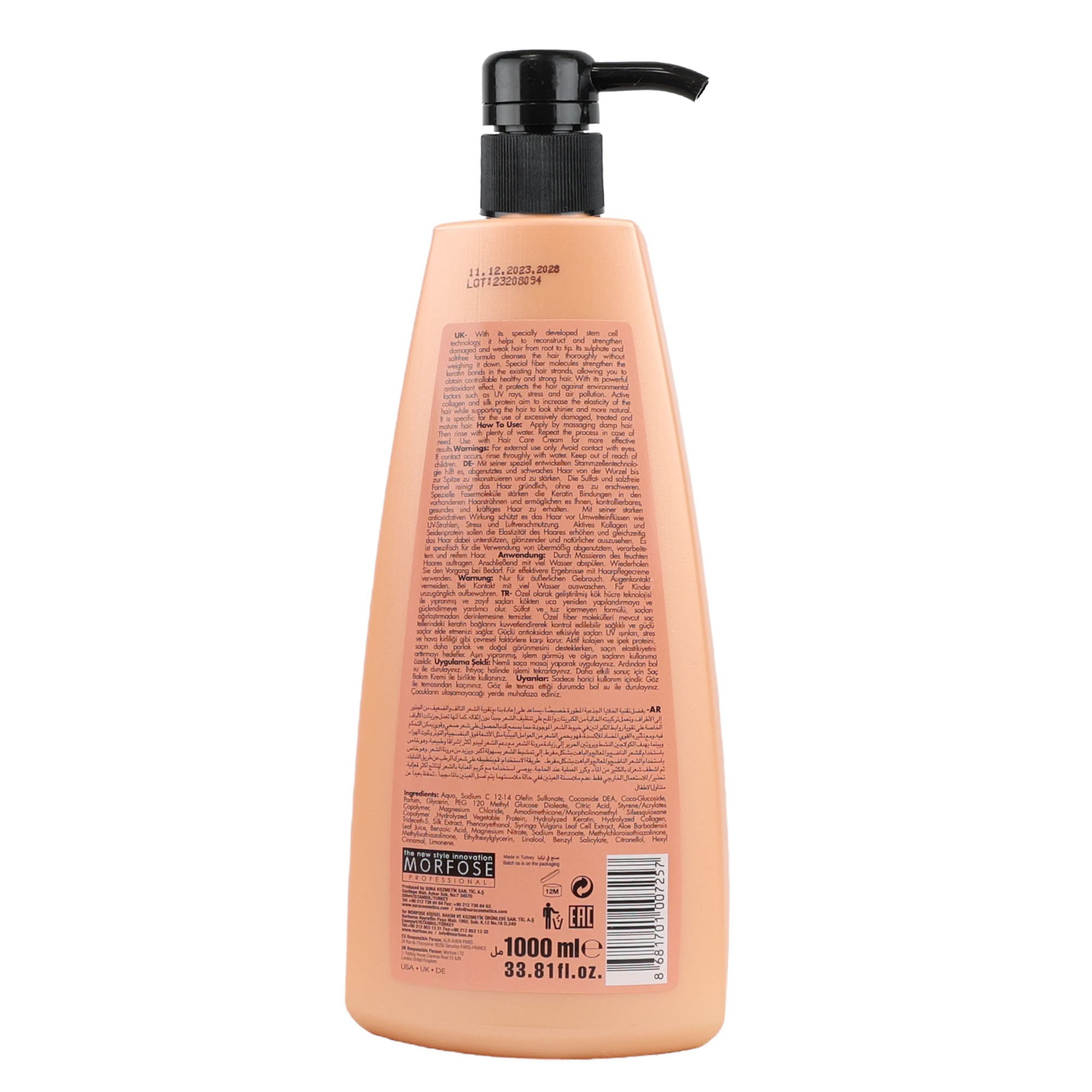 Morfose - Niche Stem Cell Bond Repair Shampoo 1000ml