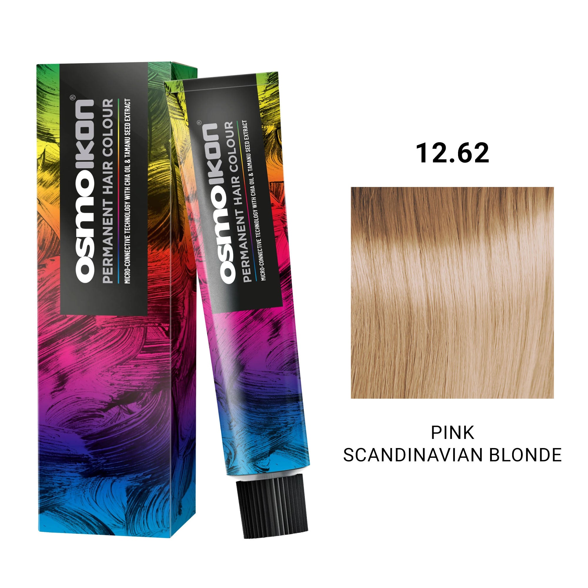 Osmo - Ikon Permanent Hair Colour 12.62 Pink Scandinavian Blonde 100ml