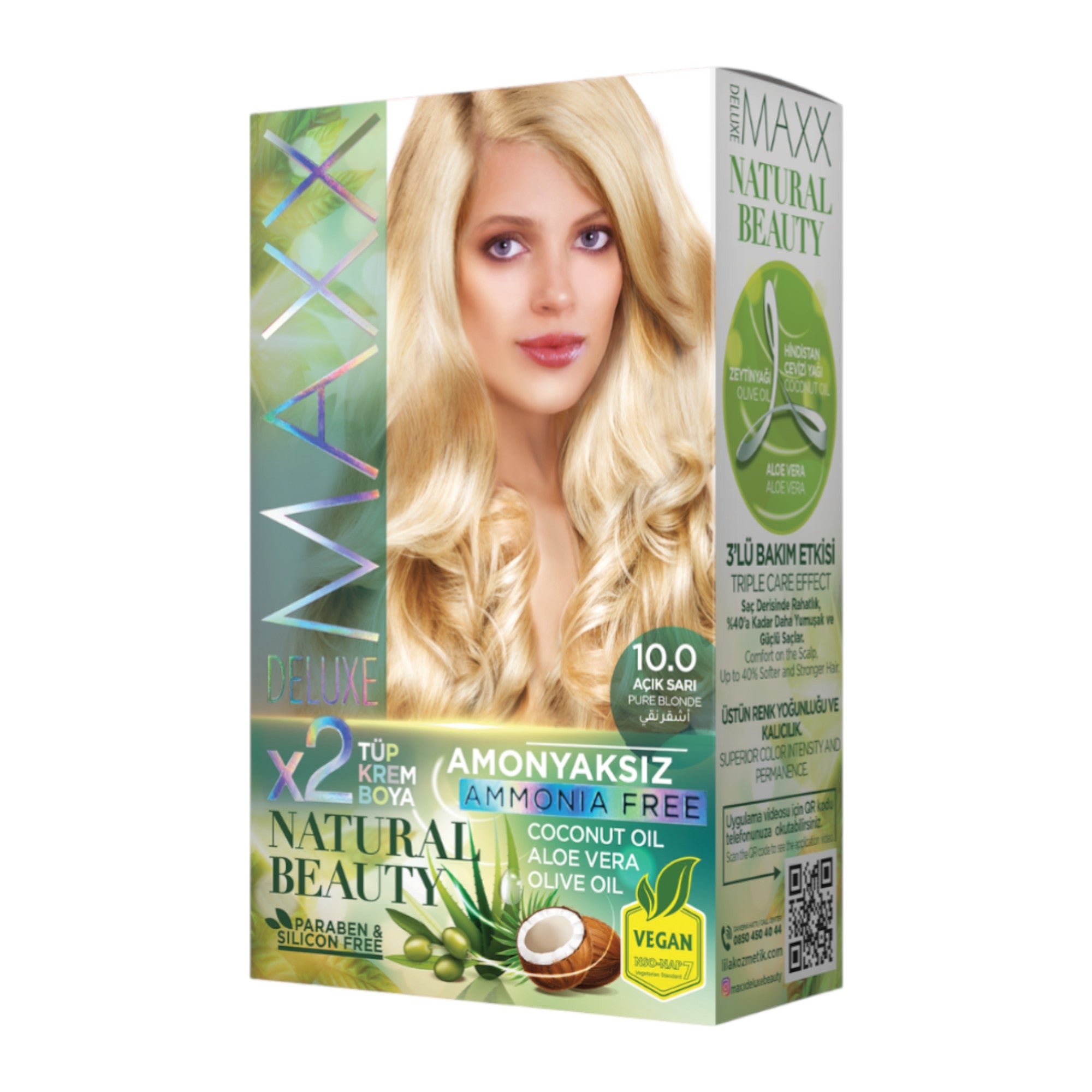 Maxx Deluxe - Natural Beauty Hair Colour Ammonia Free (2 Applications)