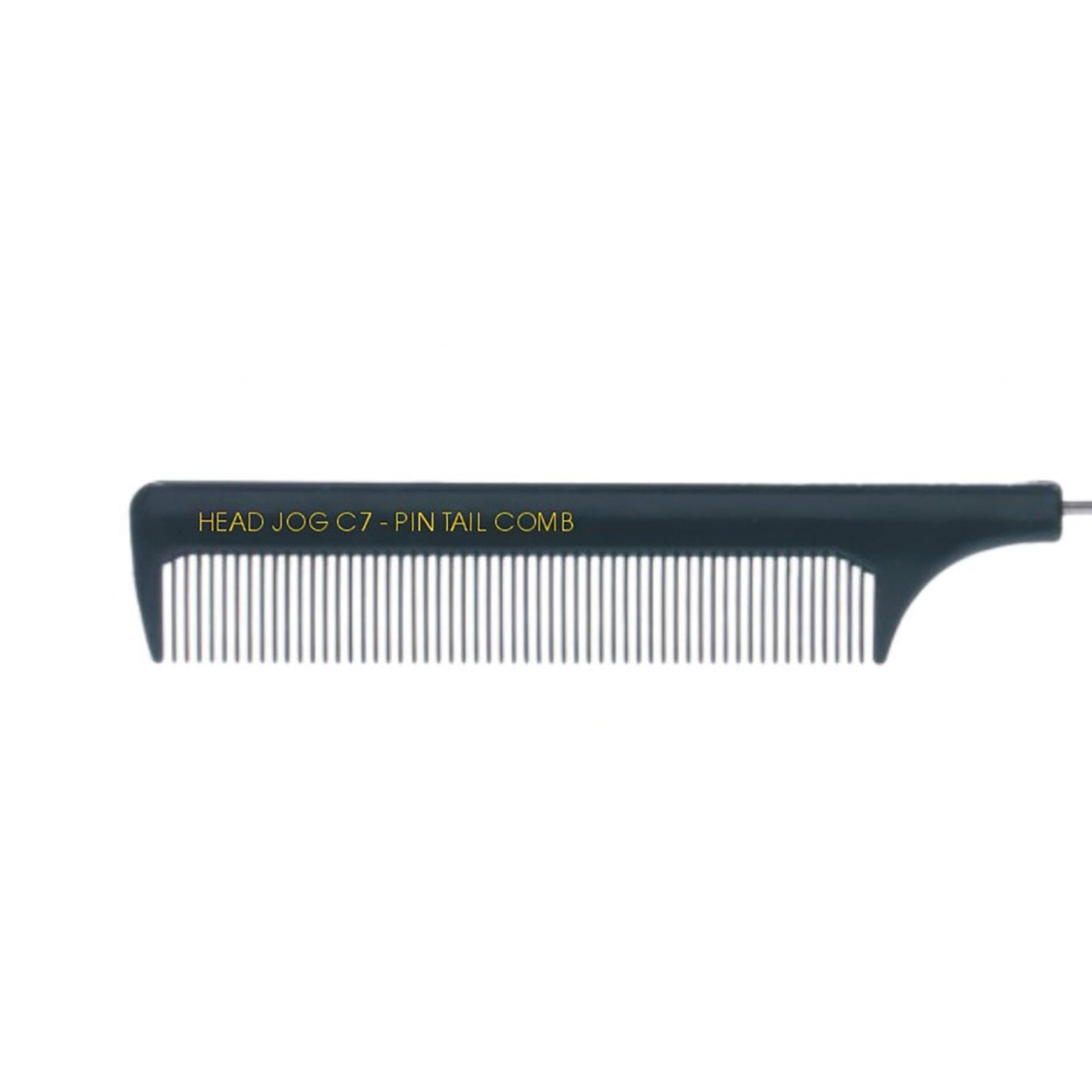 Head Jog - C7 Pin Tail Comb Carbon Fibre 23cm