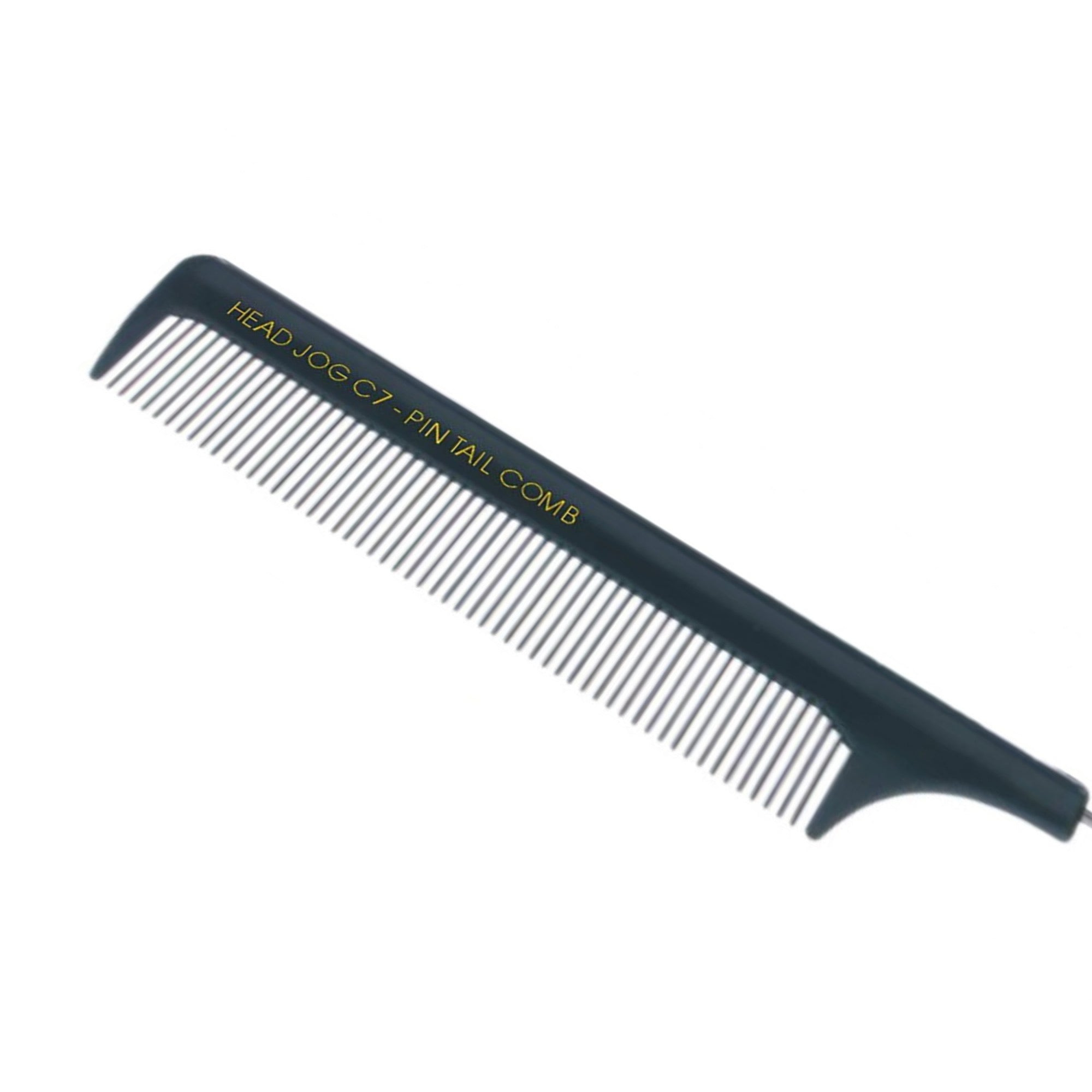 Head Jog - C7 Pin Tail Comb Carbon Fibre 23cm