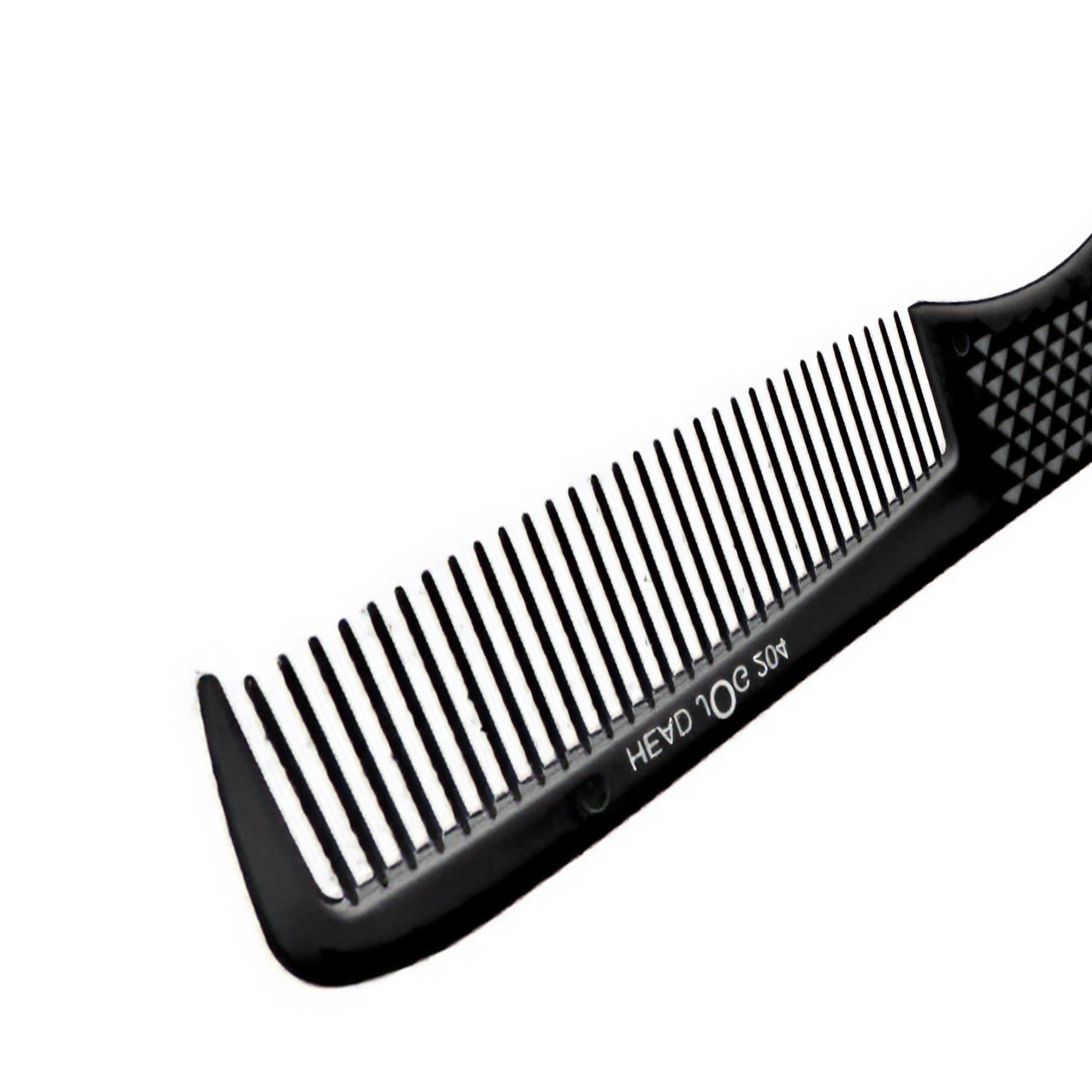 Head Jog - 204 Styling Comb 2in1 Sided Comb & Pin Lift Black 19cm