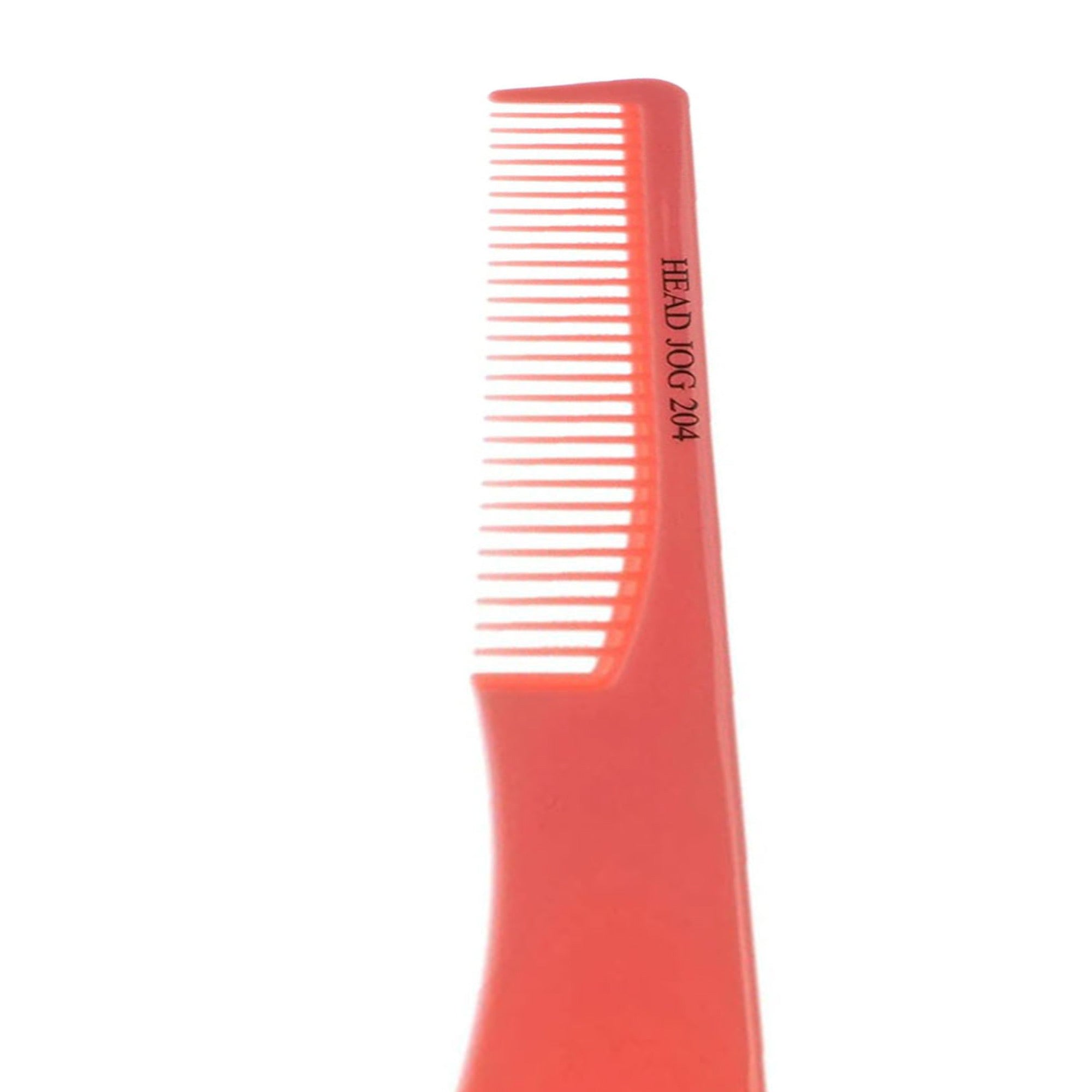 Head Jog - 204 Styling Comb 2in1 Sided Comb & Pin Lift Pink 19cm