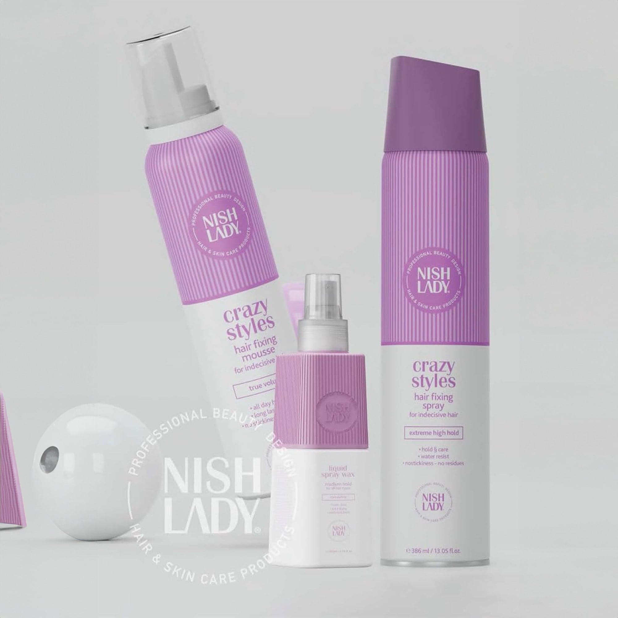 Nishlady - Liquid Spray Wax Medium Hold 200ml